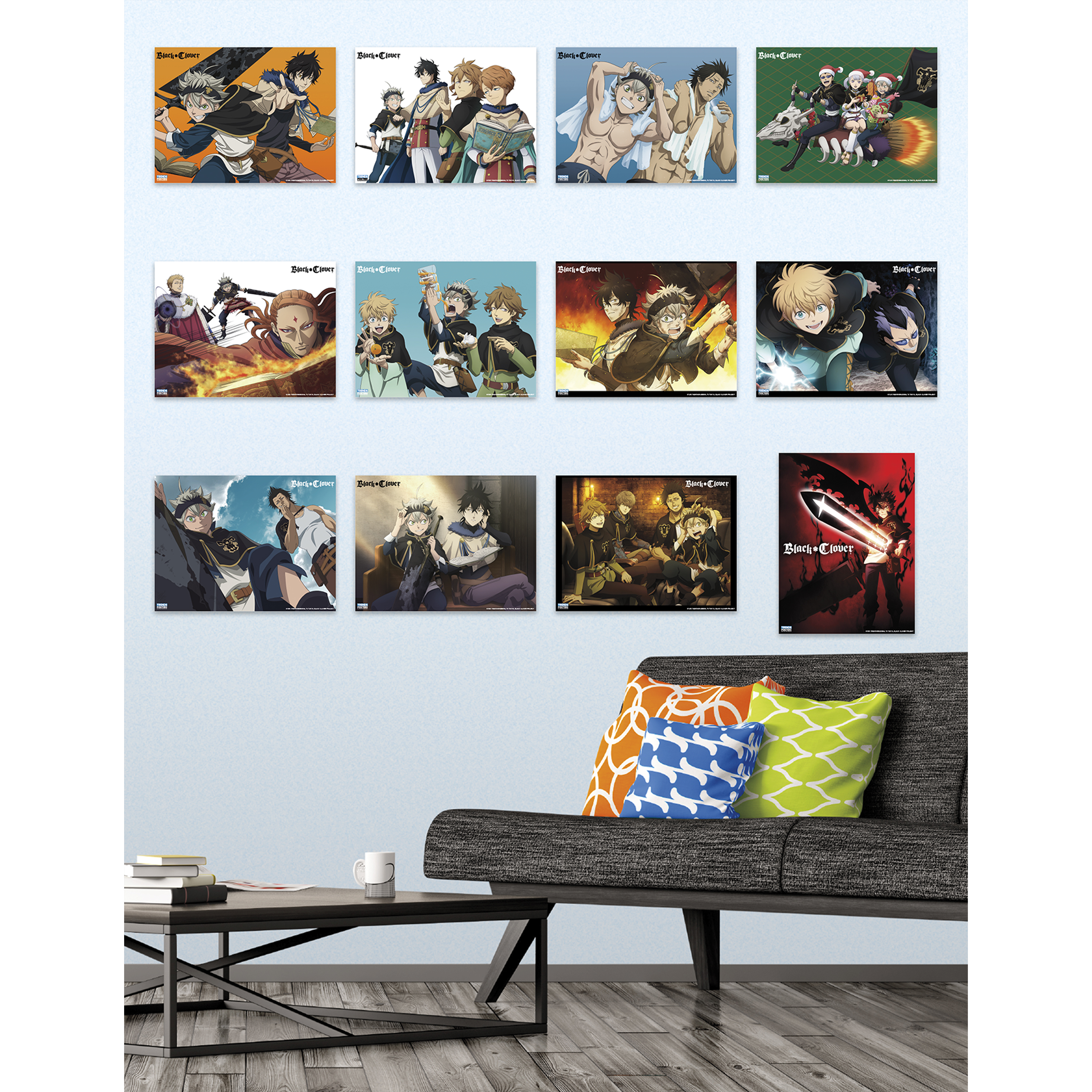Black Clover Poster Book 11in x 8.5in