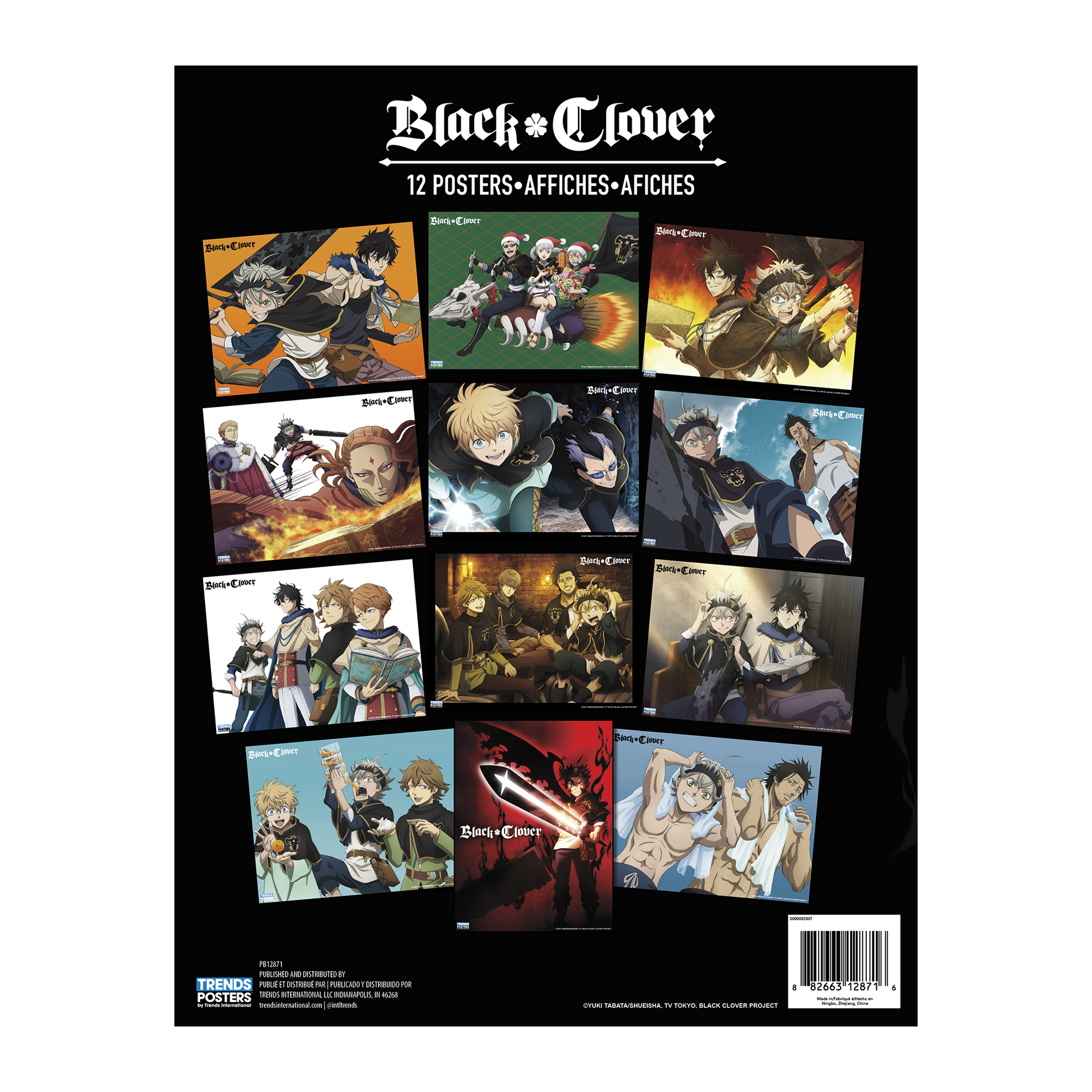 Black Clover Poster Book 11in x 8.5in