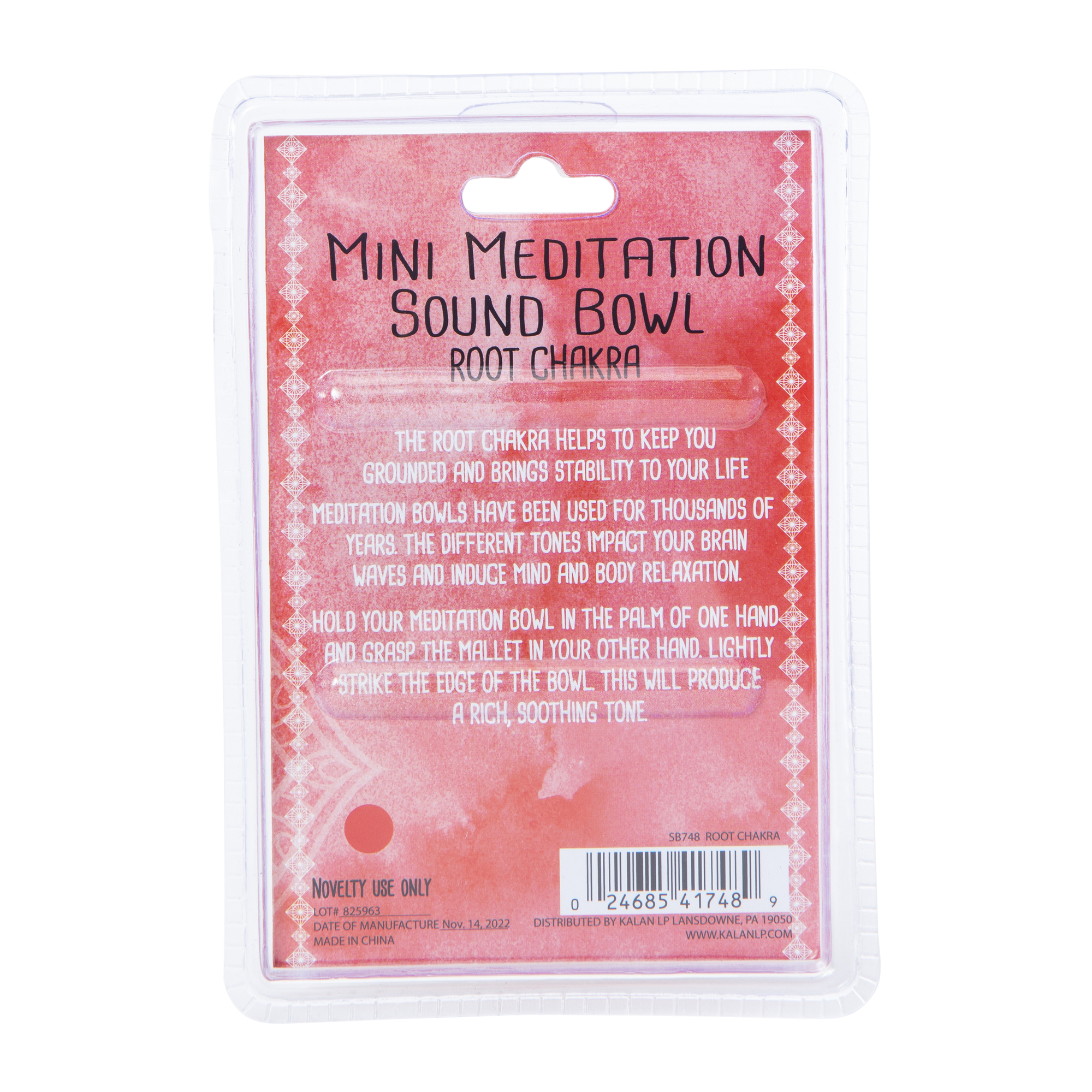 Mini Meditation Sound Bowl - Root Chakra