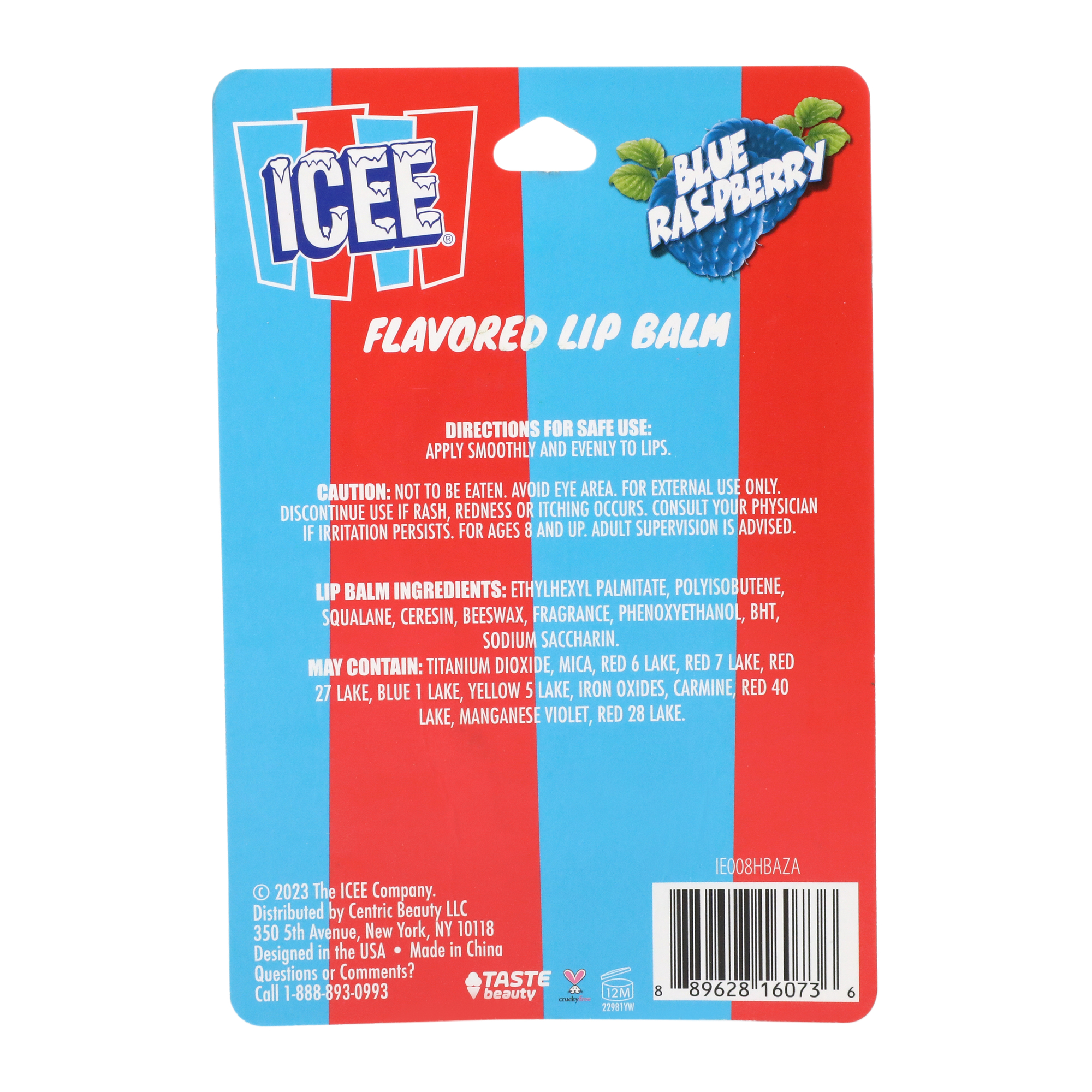 Icee® Blue Raspberry Flavored Lip Balm 0.18oz