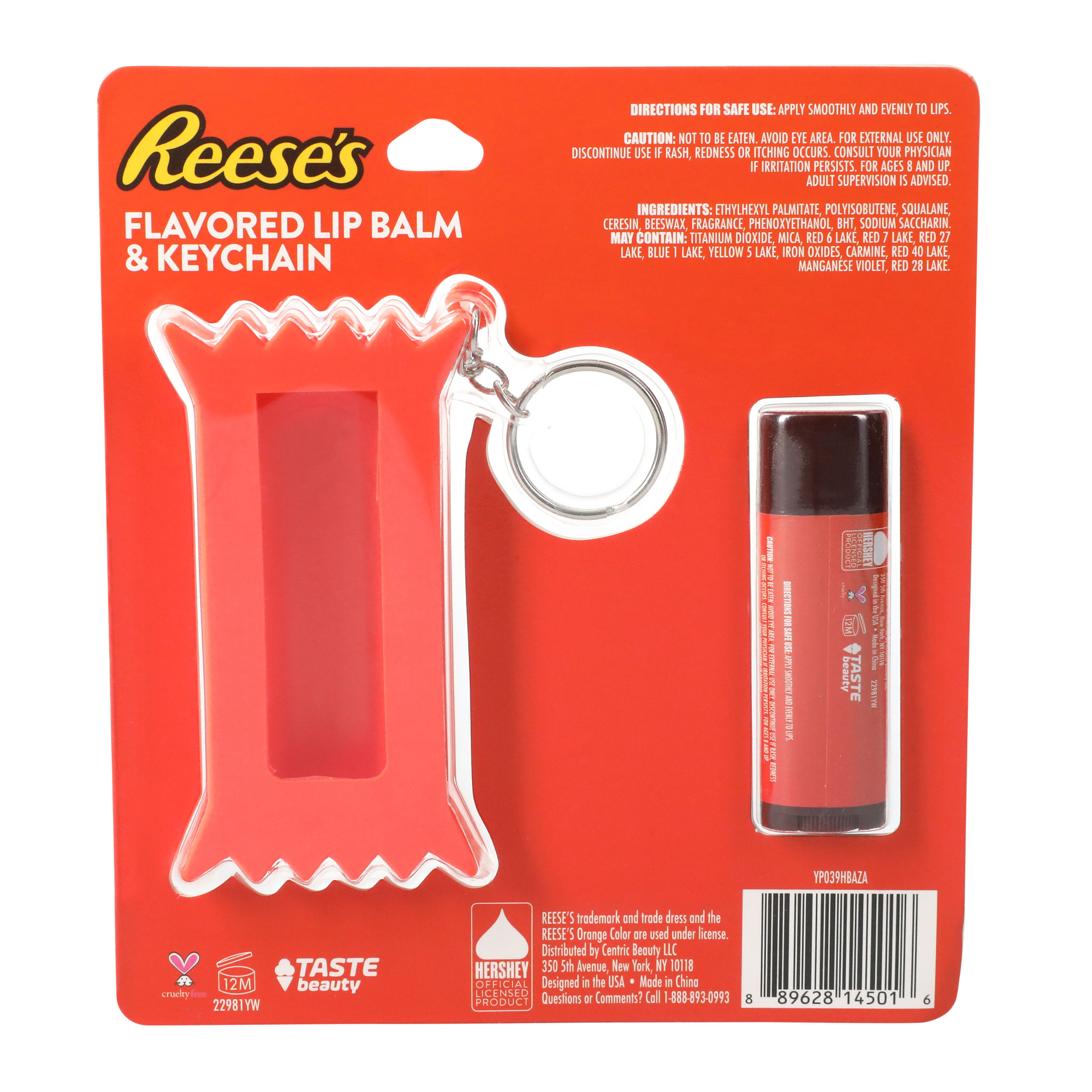 Reese's® Flavored Lip Balm & Keychain Set