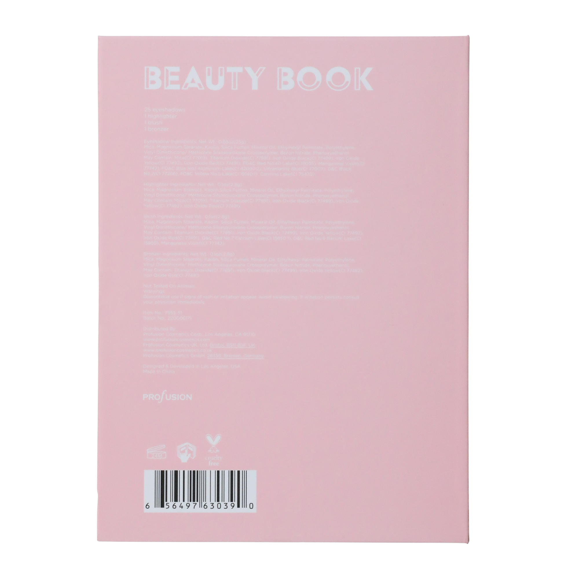 Profusion™ Beauty Book Eye & Face Palette 28-Piece