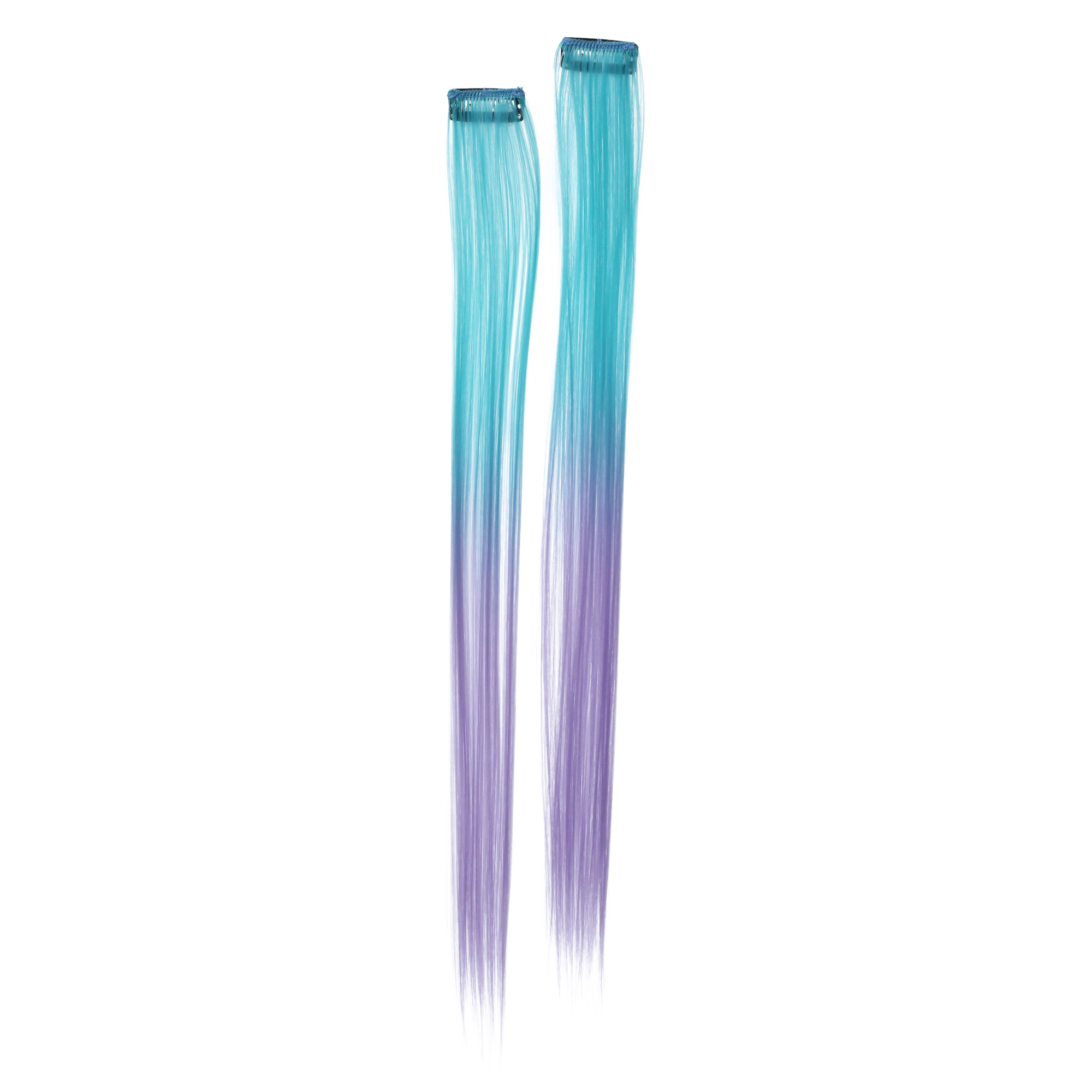 2-Count Faux Hair Clips Extensions, 15.75in