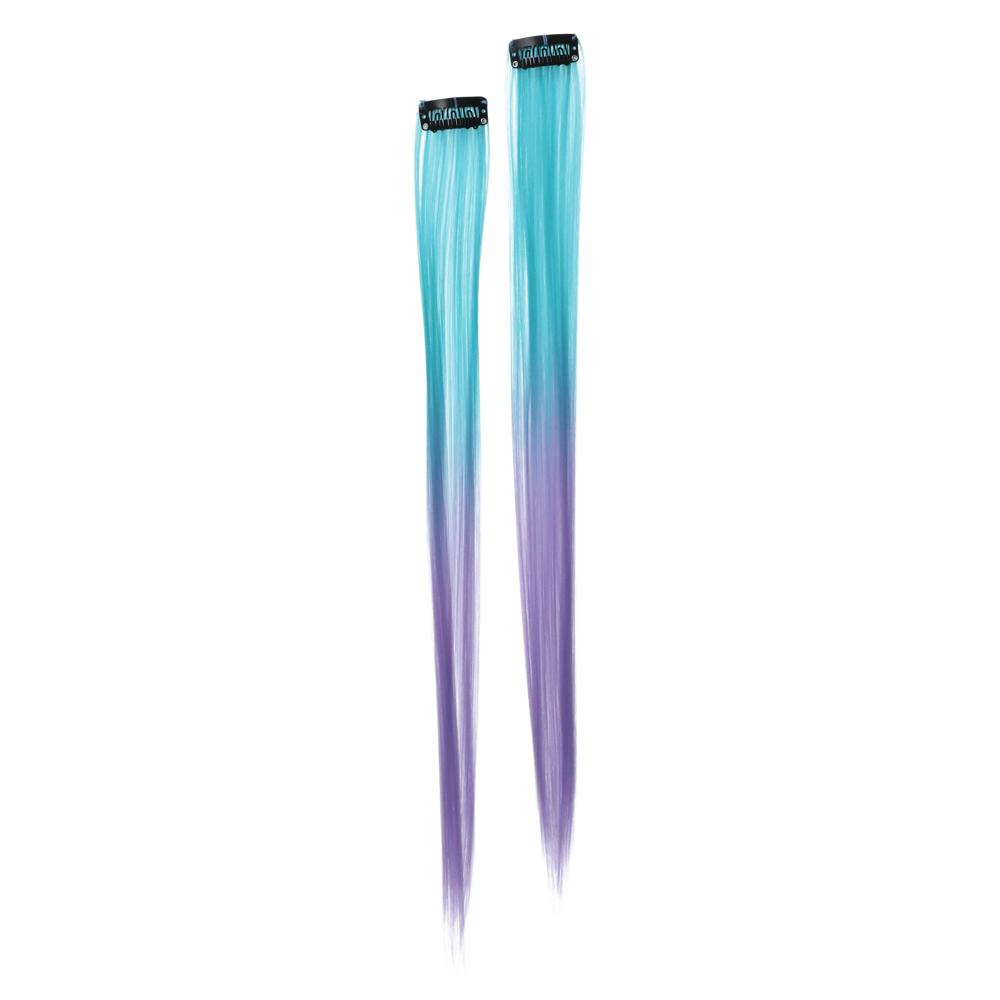 2-Count Faux Hair Clips Extensions, 15.75in