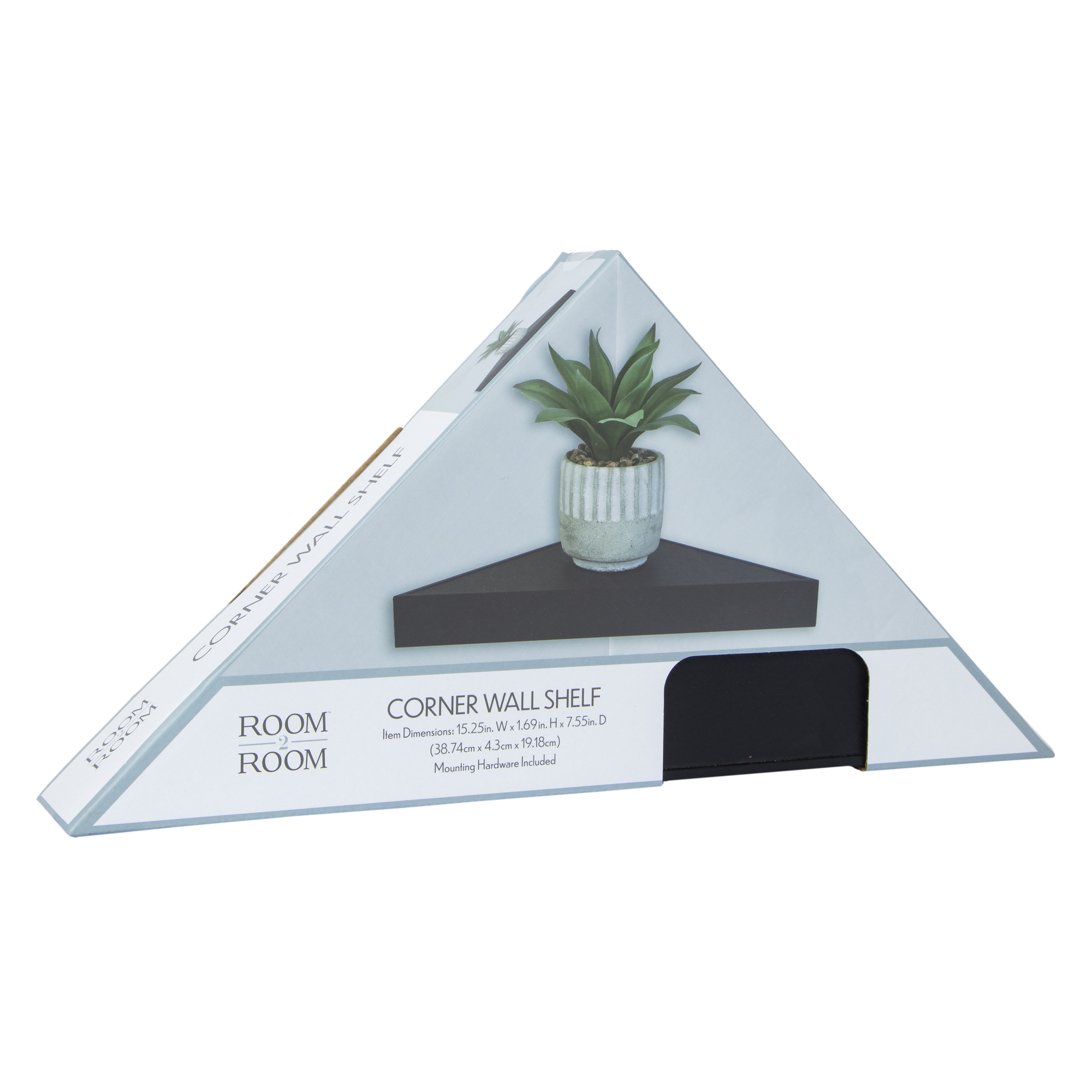 Corner Wall Shelf 15.25in