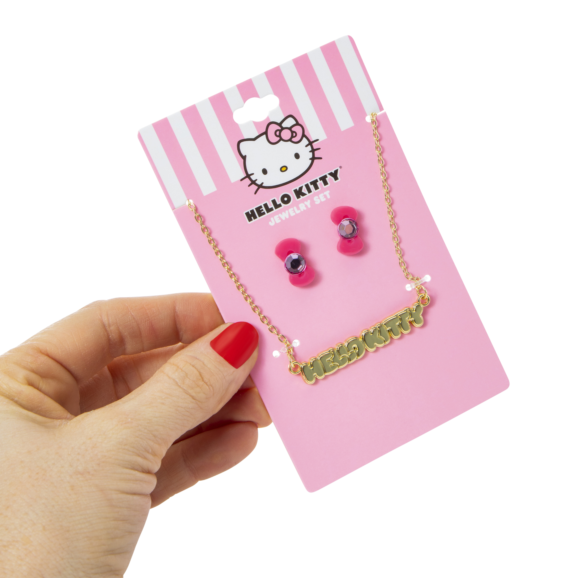 Hello Kitty™ Necklace & Bow Earring Set