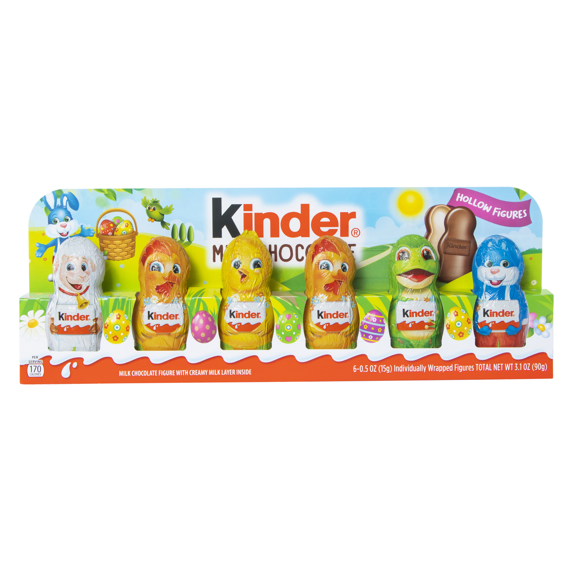 Kinder® Milk Chocolate Figures 6-Count