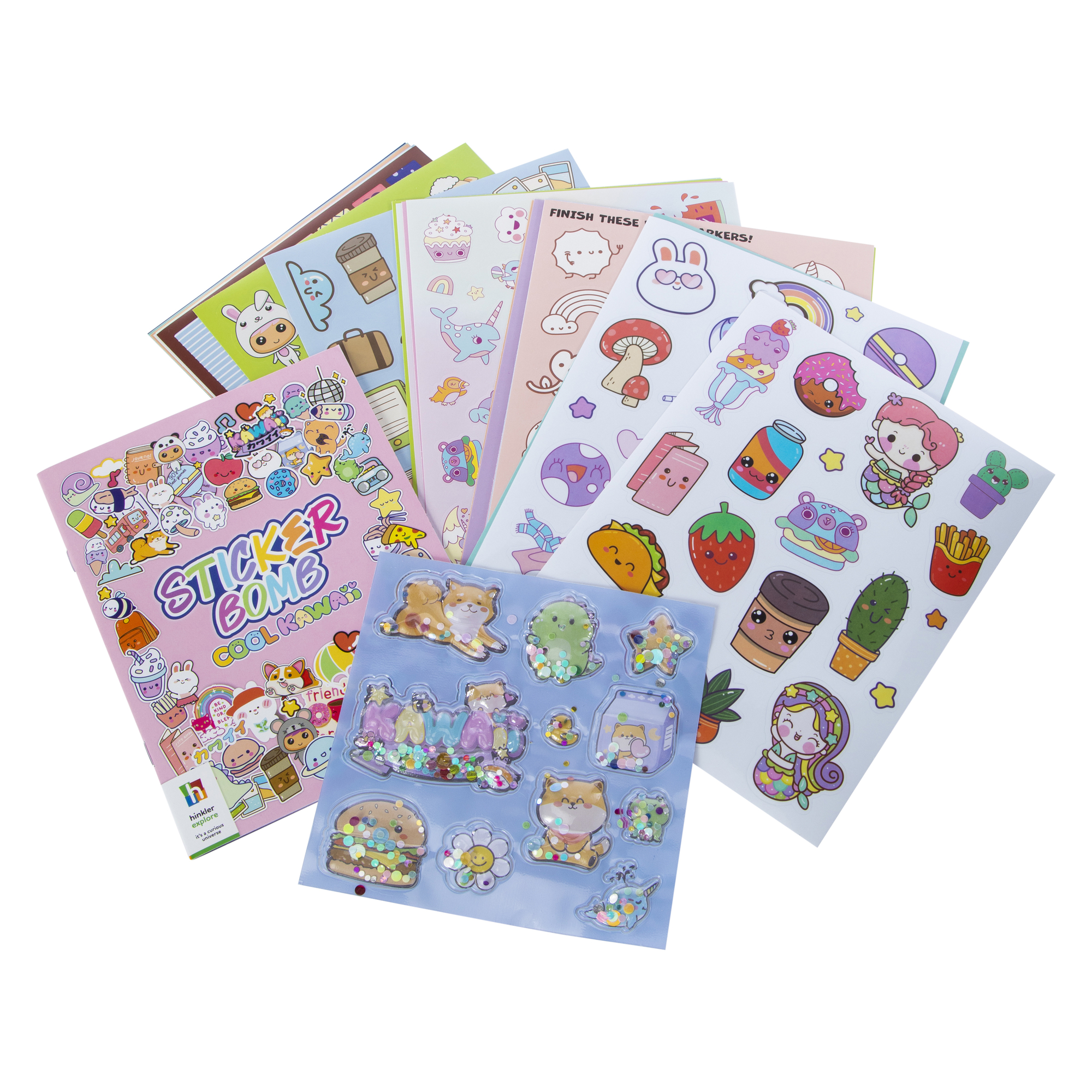 Kaleidoscope Sticker Bomb With 600+ Stickers & Book