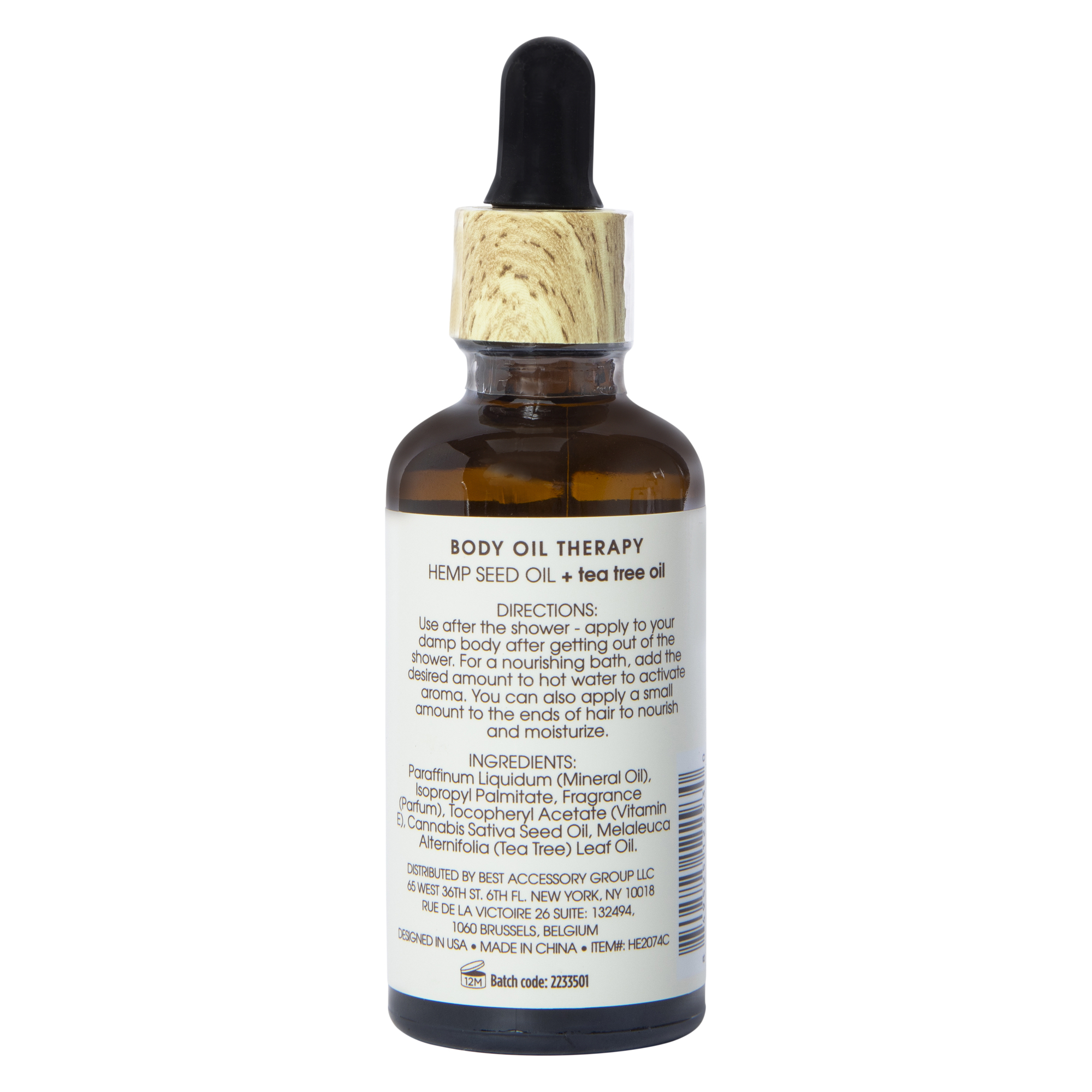 Hemp+ Hemp Seed Body Oil Therapy 1.69oz