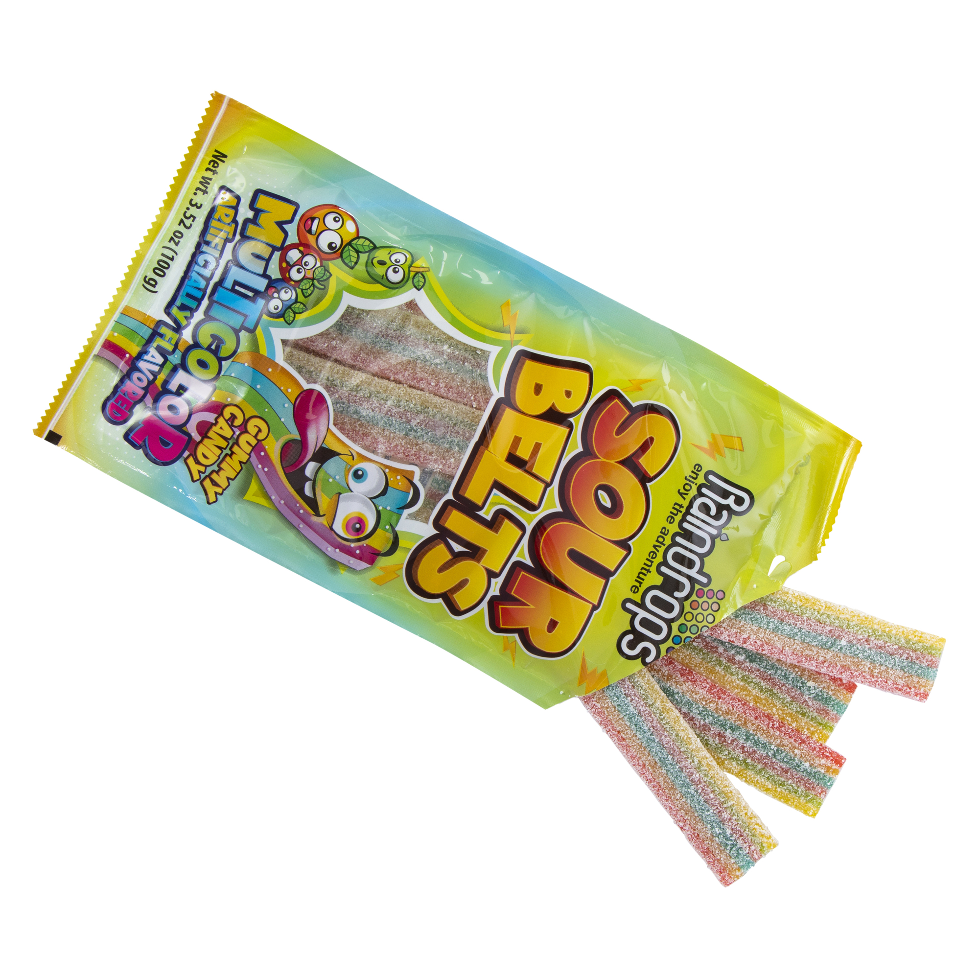 Raindrops® Sour Belts Multicolor Gummy Candy 3.52oz