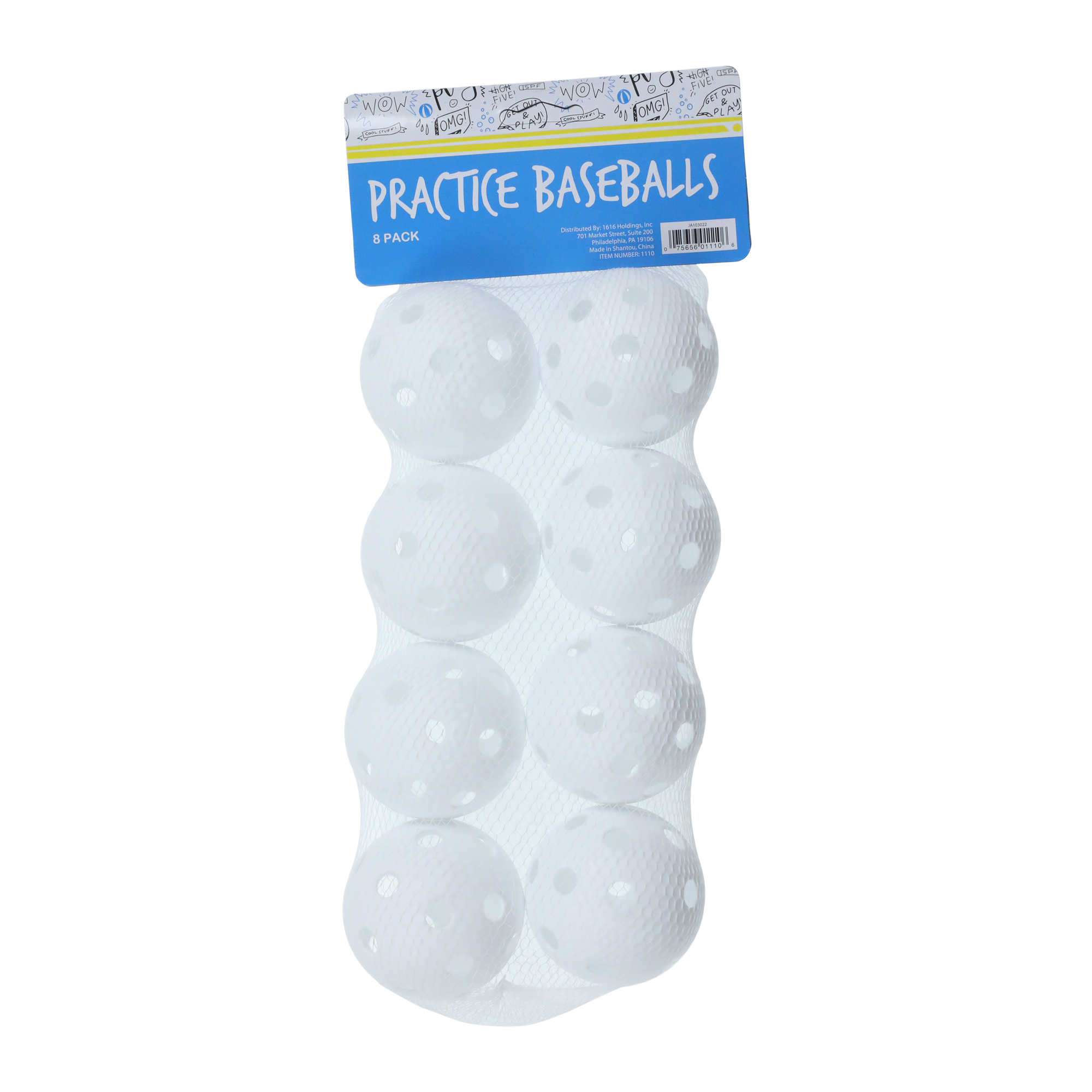Verge® Practice Baseballs 9in 8-Pack