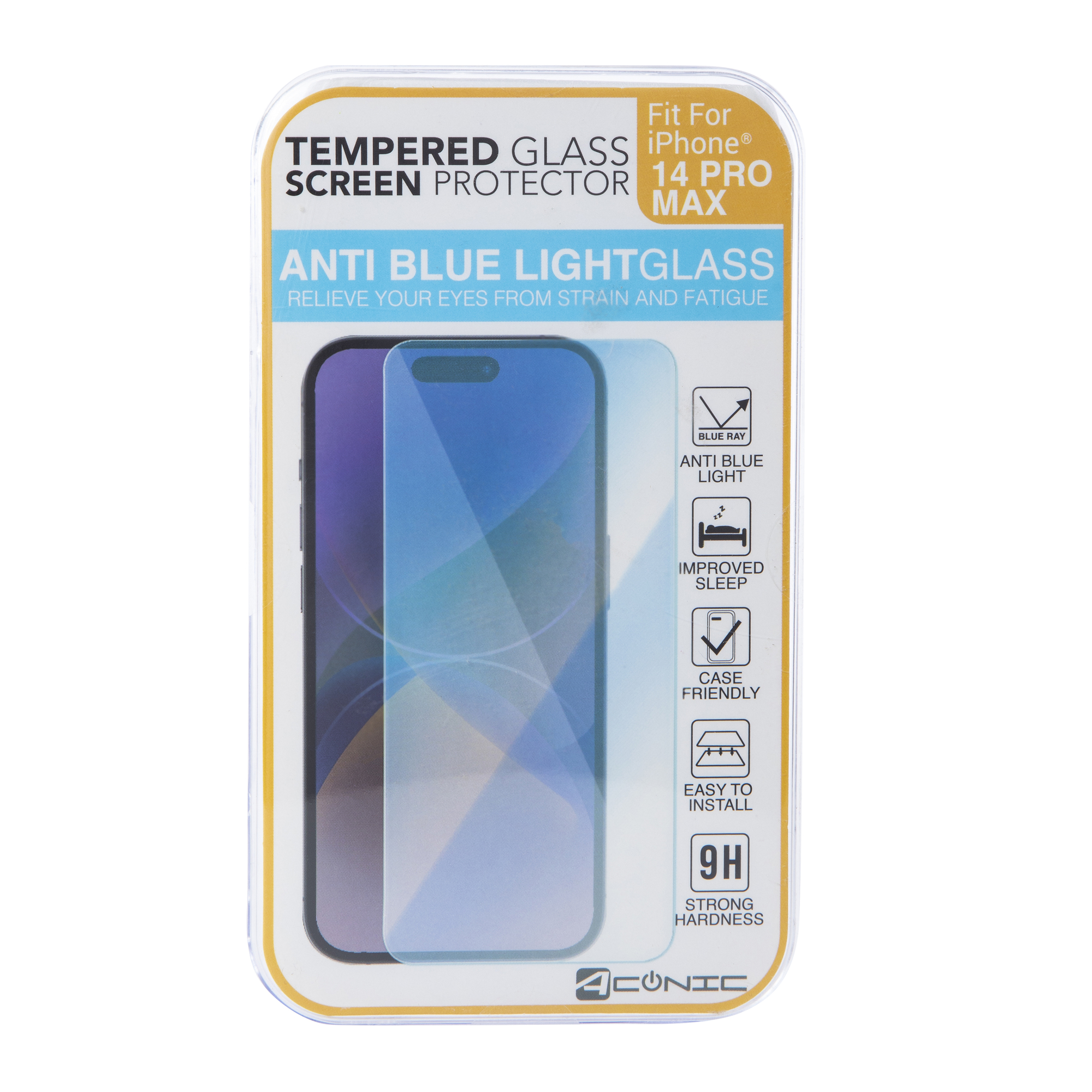 iPhone 14 Pro Max® Anti Blue Light Tempered Glass Screen Protector