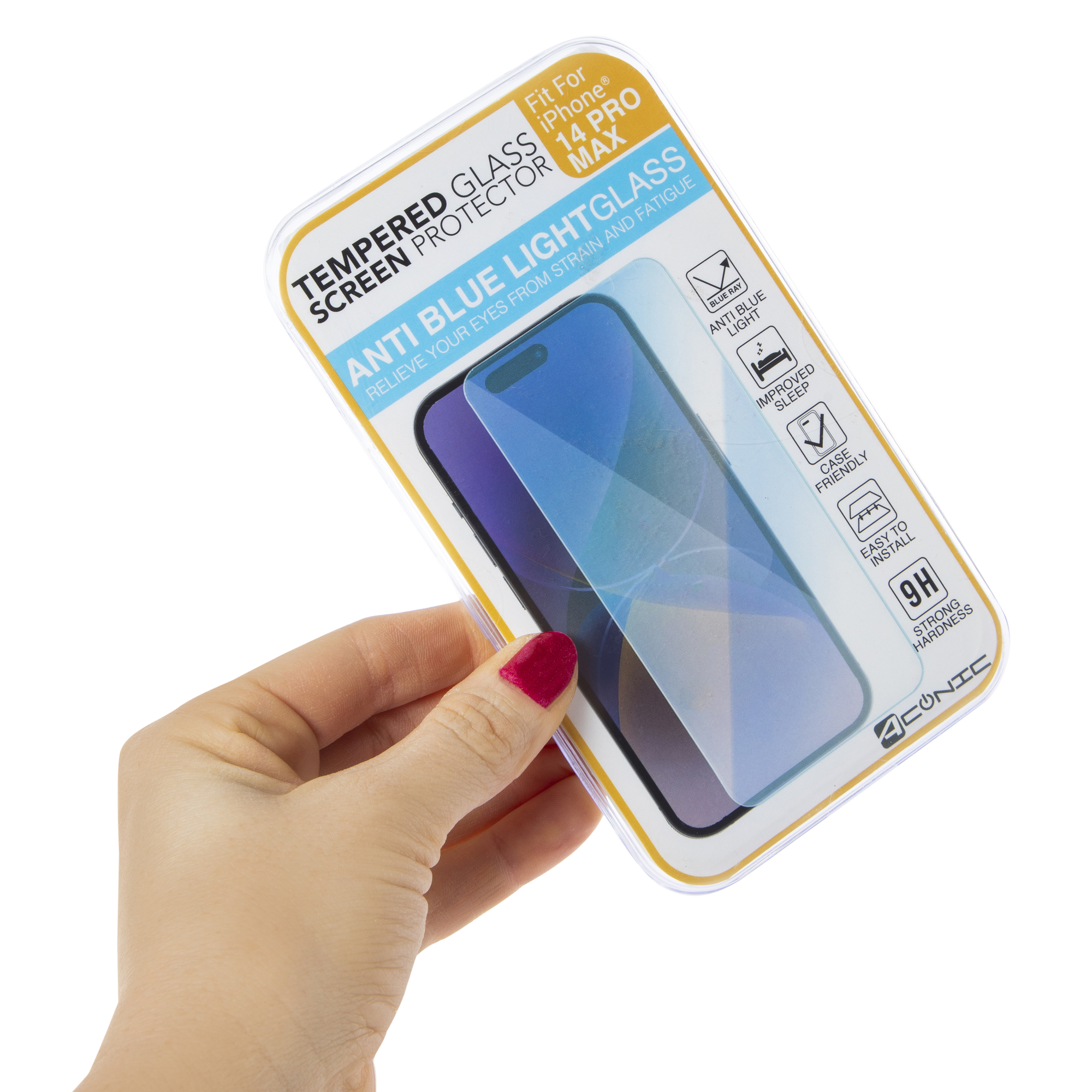 iPhone 14 Pro Max® Anti Blue Light Tempered Glass Screen Protector