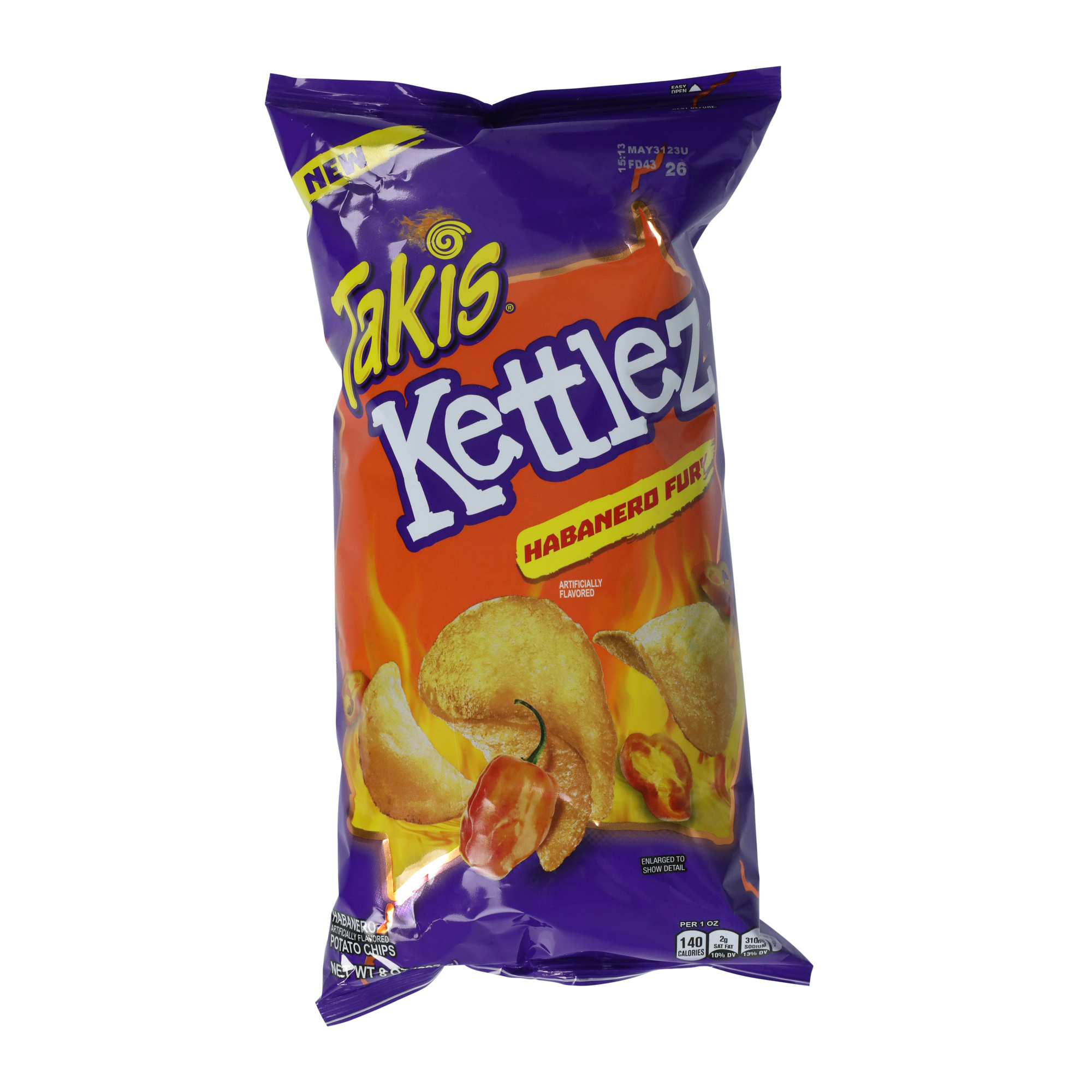 Takis Kettlez Habanero Fury Potato Chips 8oz