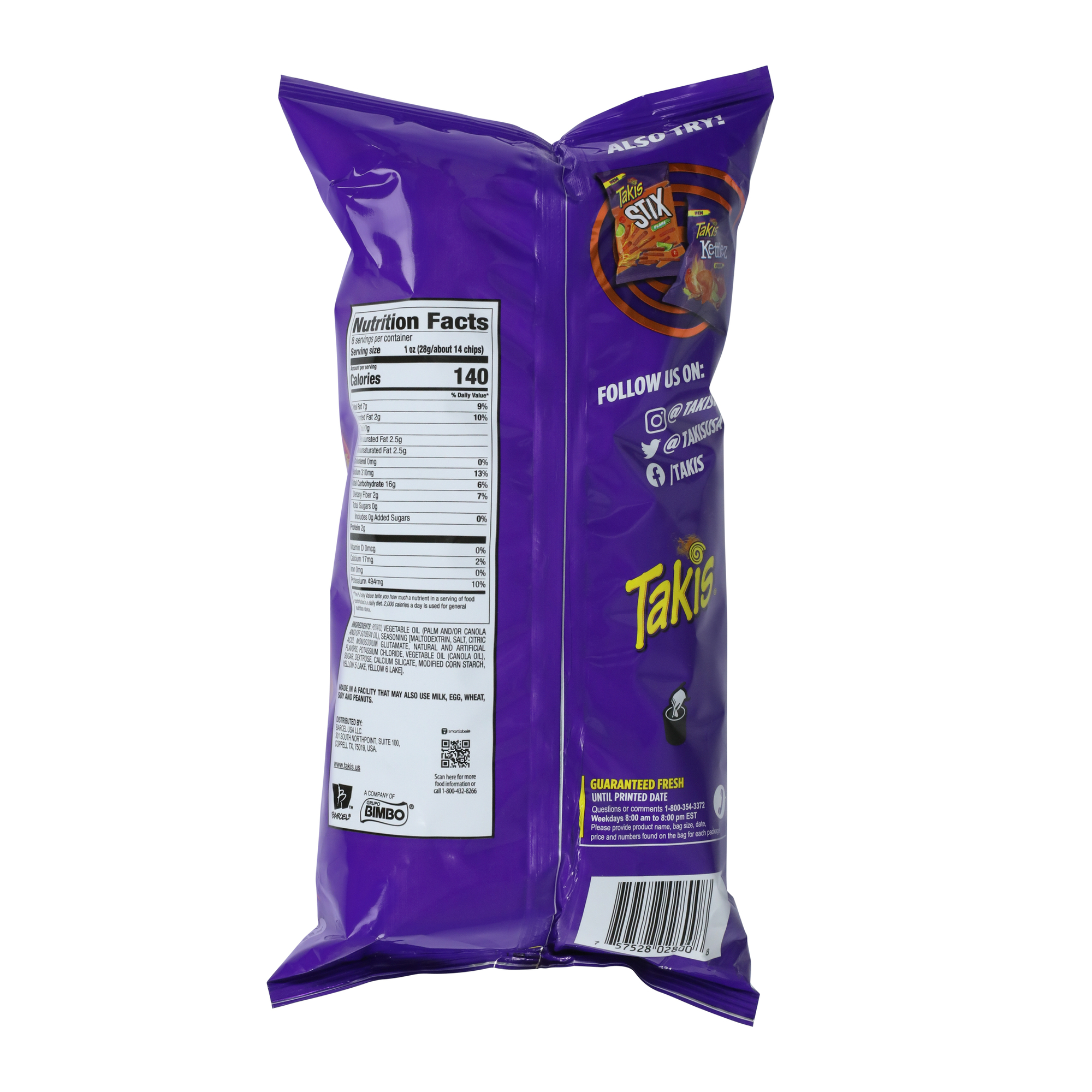 Takis Kettlez Habanero Fury Potato Chips 8oz