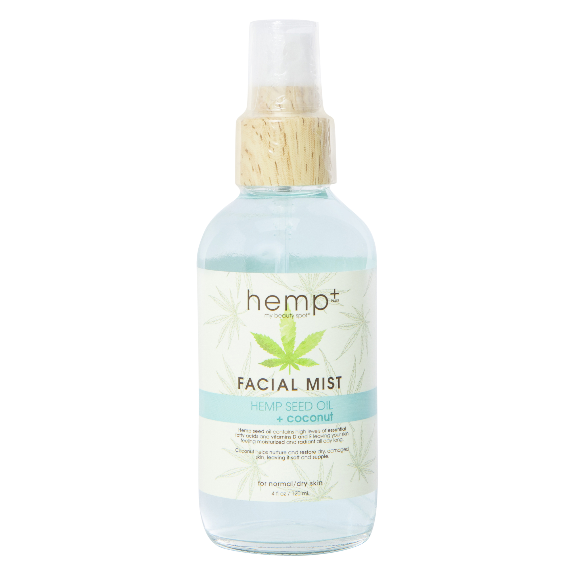 My Beauty Spot® Hemp+ Hemp Seed Oil Coconut Facial Mist 4 Fl.oz