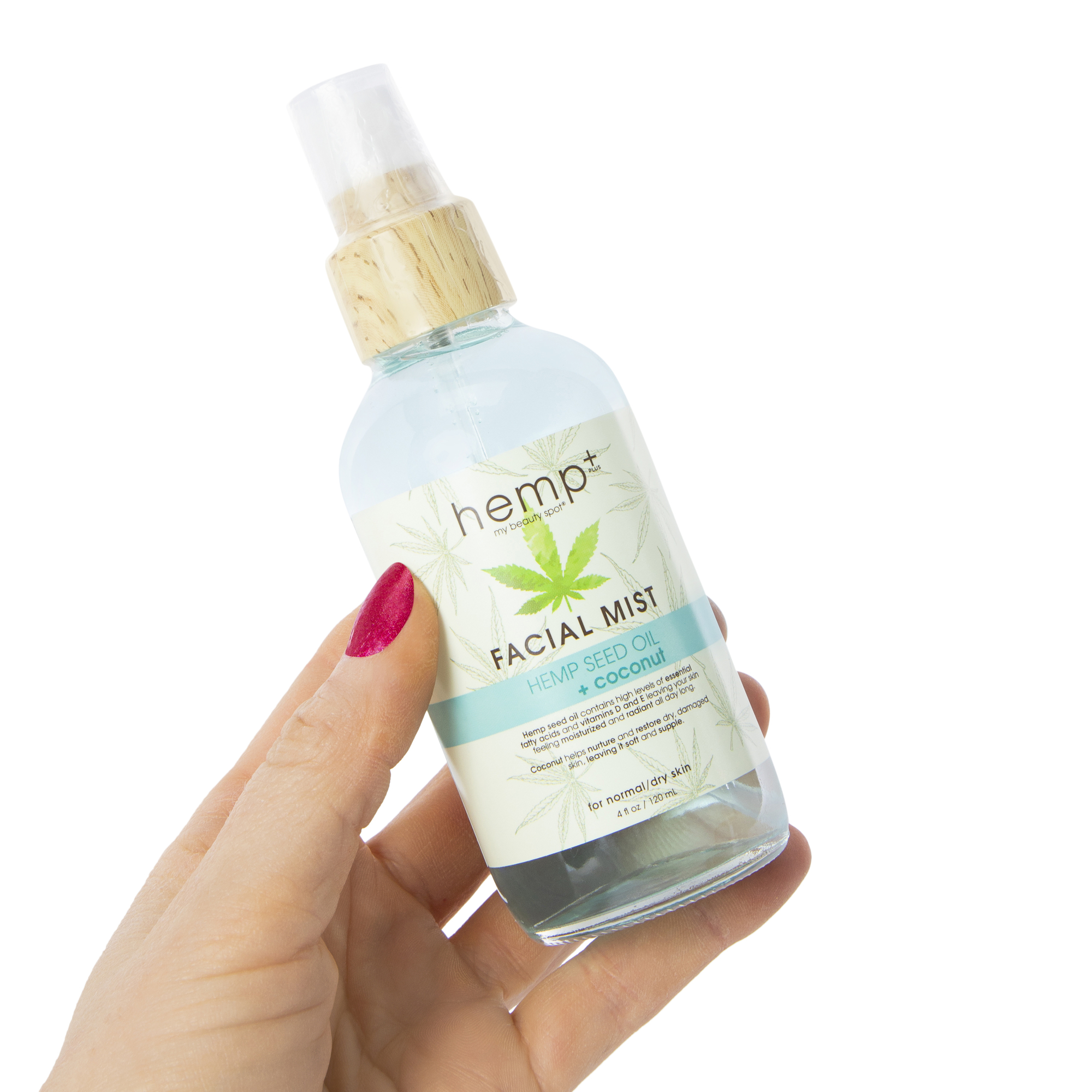 My Beauty Spot® Hemp+ Hemp Seed Oil Coconut Facial Mist 4 Fl.oz