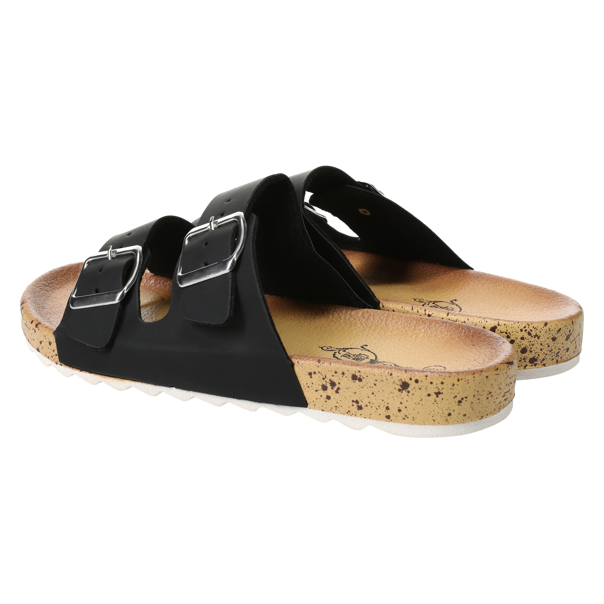 Ladies Double Buckle Sandals