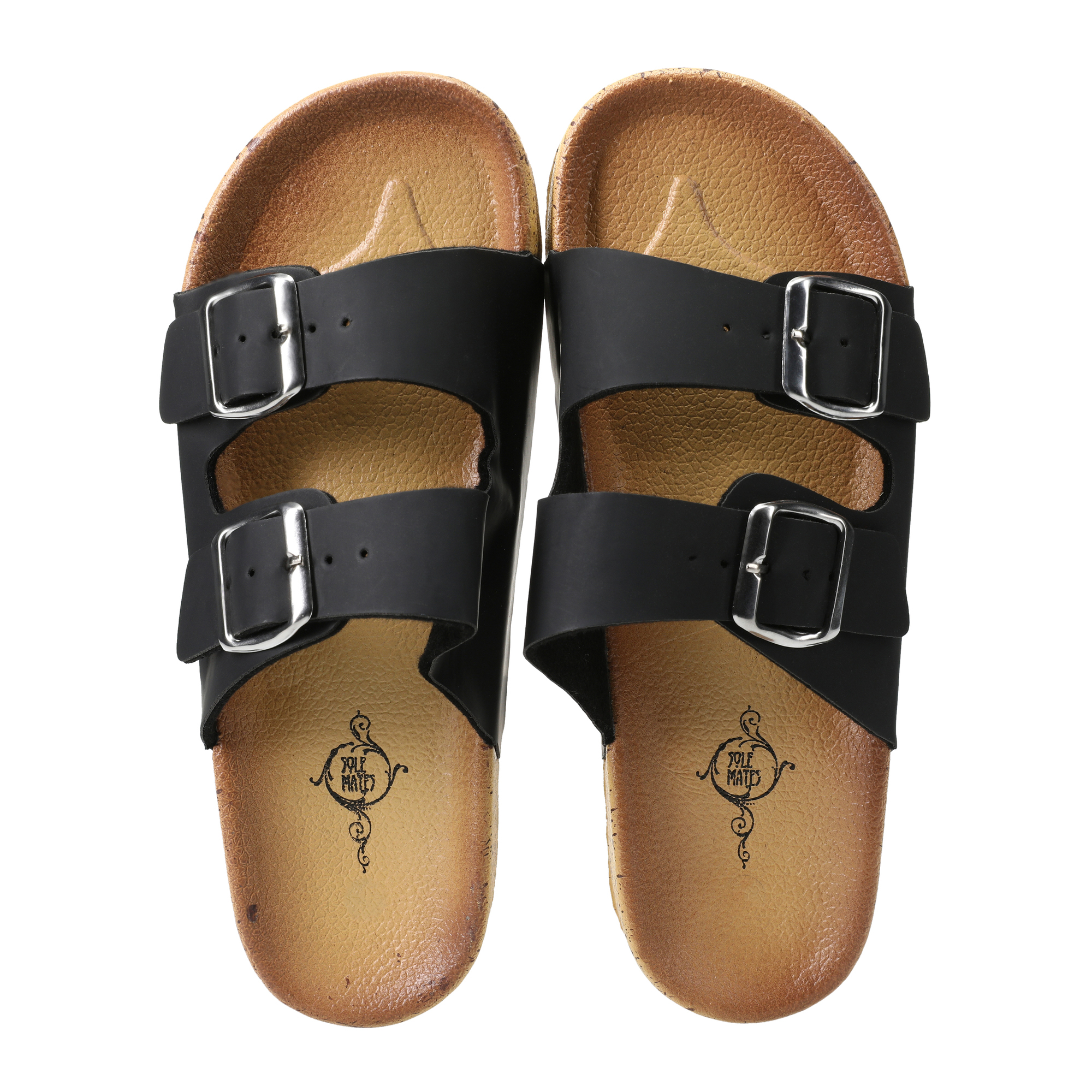 Ladies Double Buckle Sandals