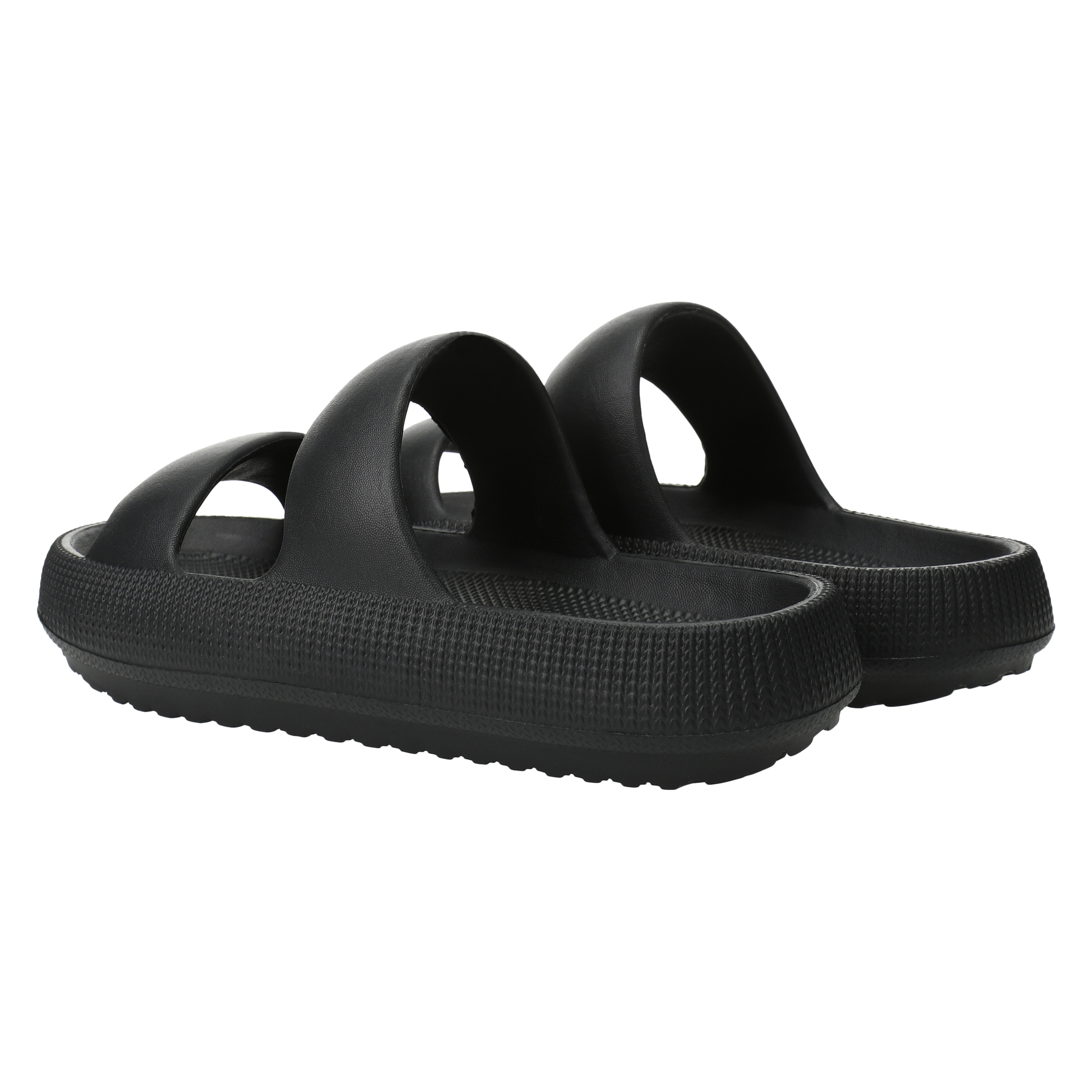 Ladies Double Band Puff Sole Sandals