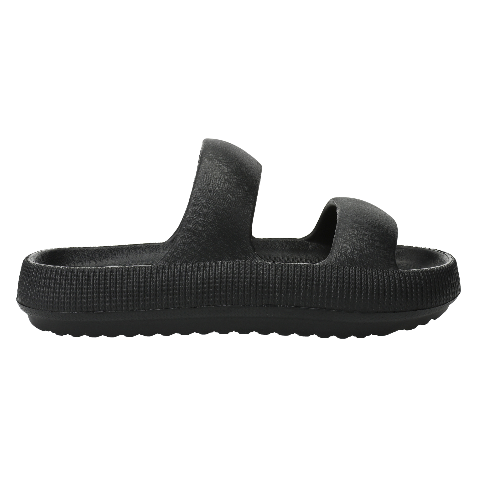 Ladies Double Band Puff Sole Sandals