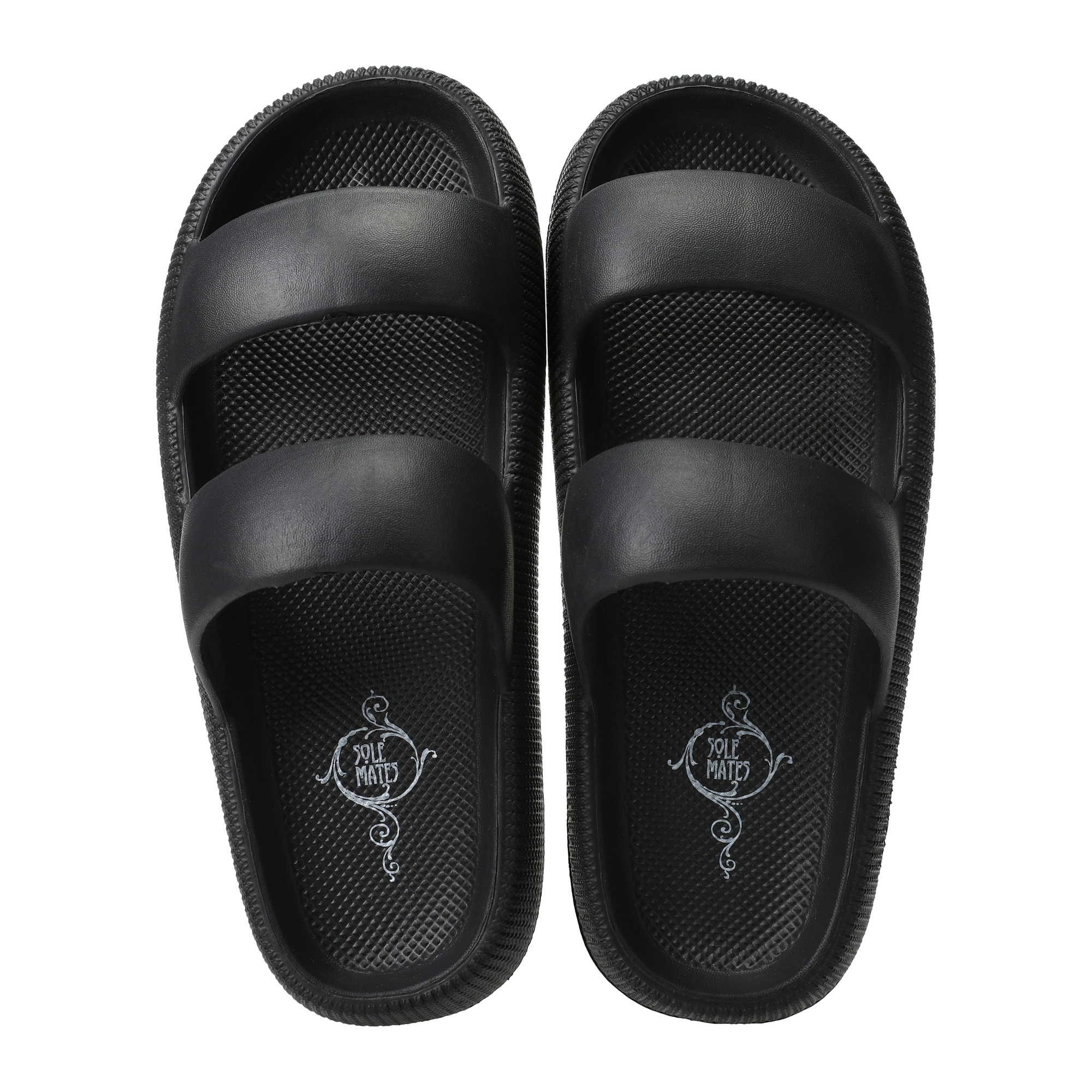 Ladies Double Band Puff Sole Sandals