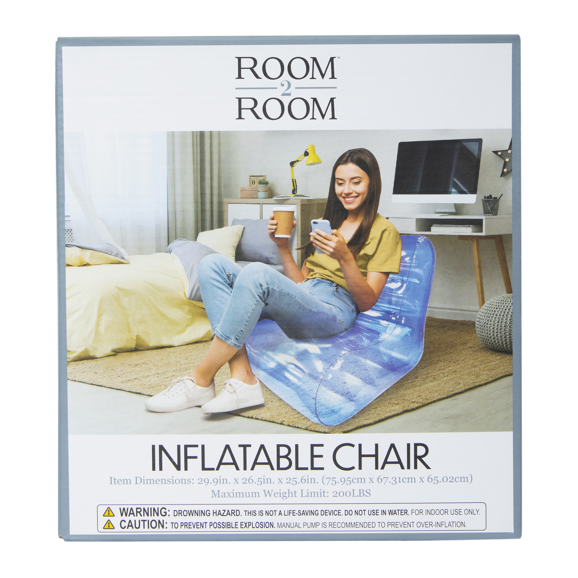 Inflatable Chair 29.9in x 26.5in