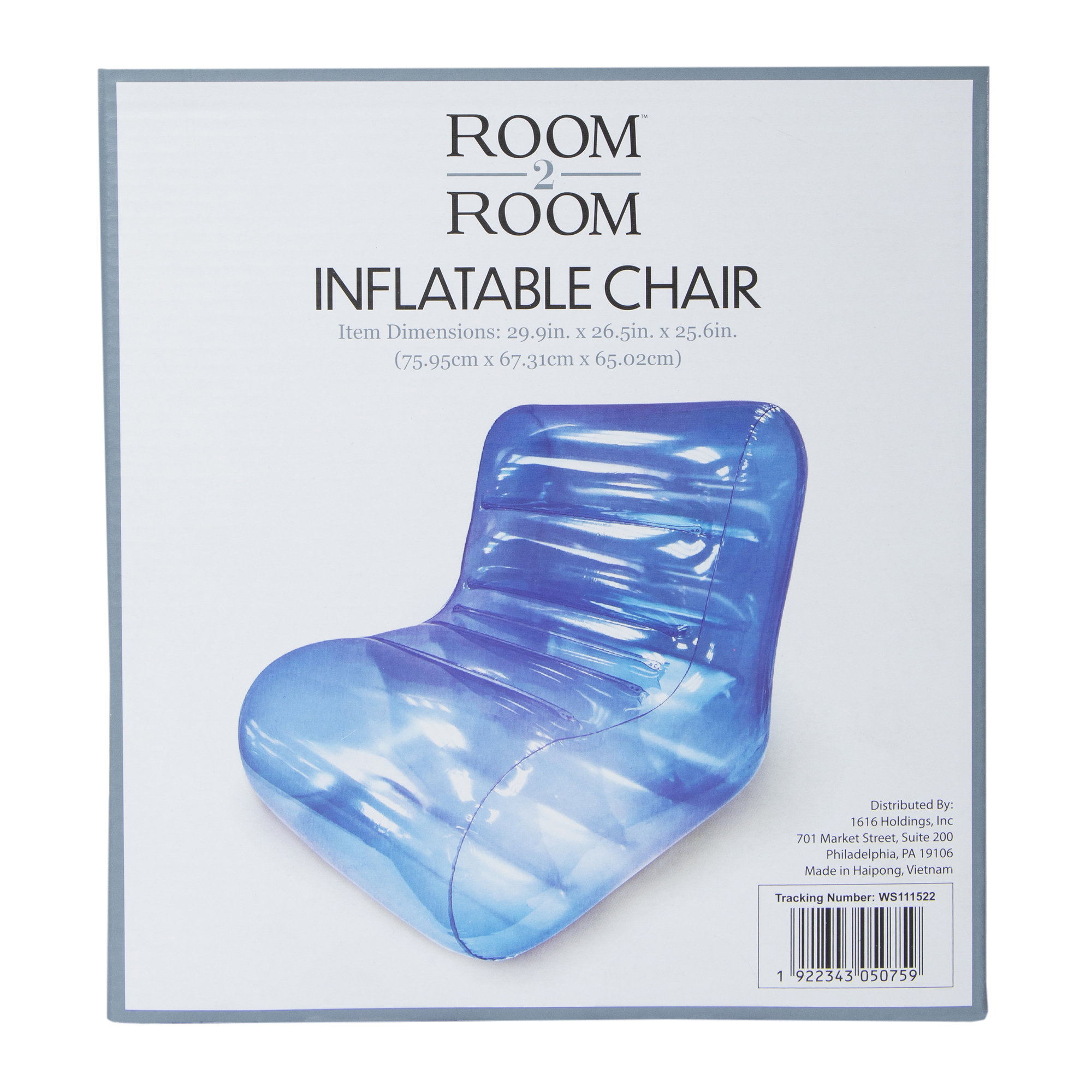Inflatable Chair 29.9in x 26.5in
