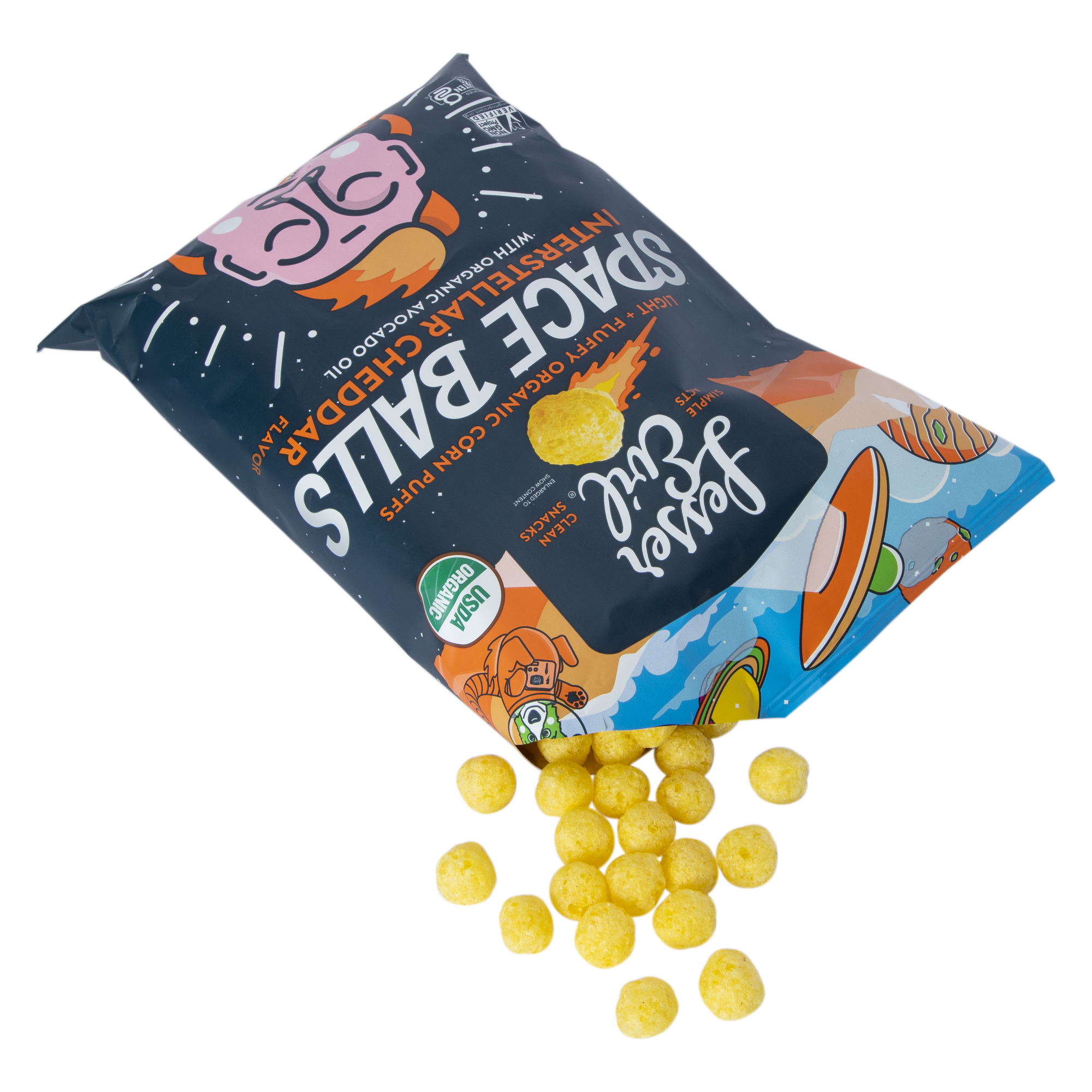 Lesser Evil® Space Balls Cinnamon Sugar Stardust Puffs 5oz