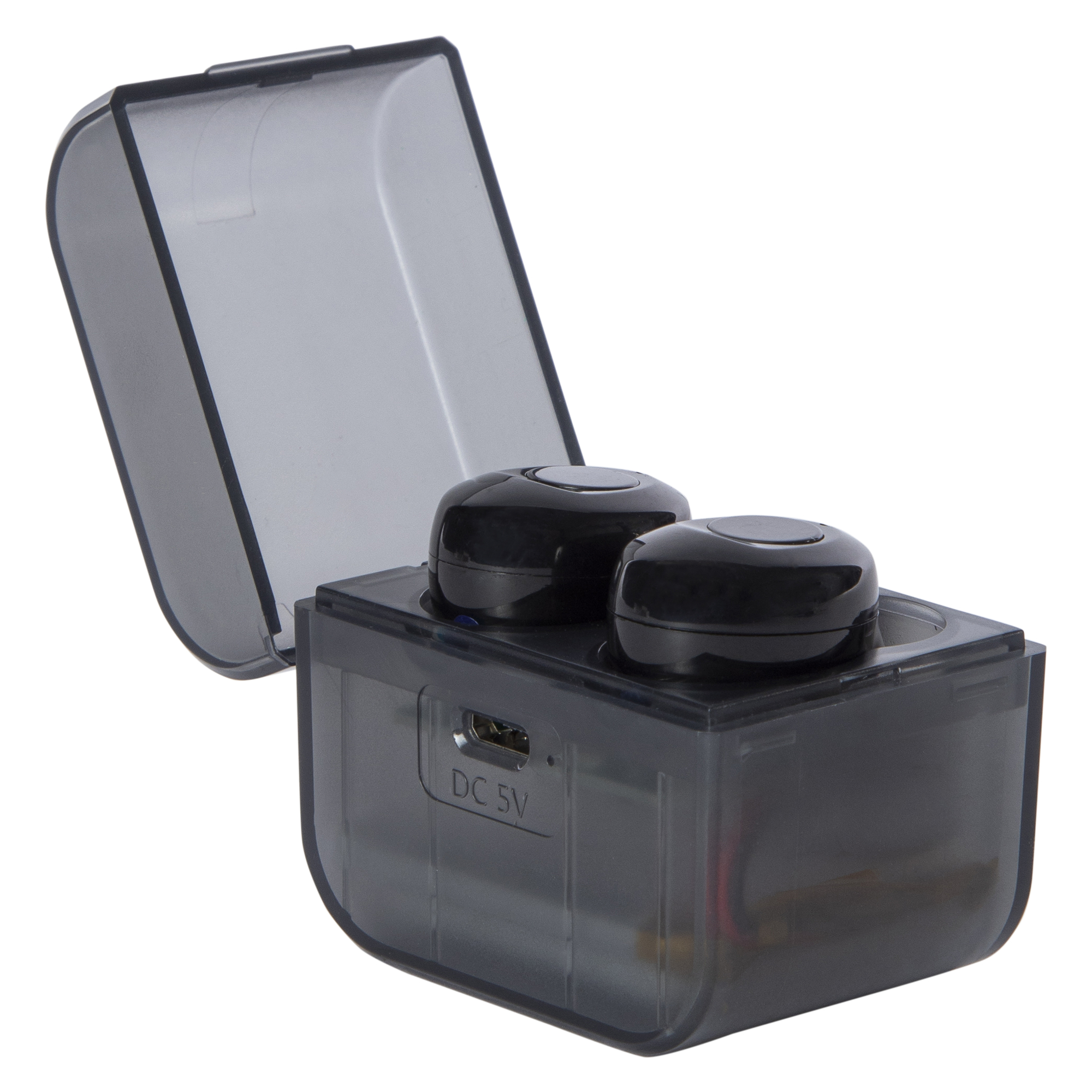 True Wireless Bluetooth® Earbuds With Case & Mic