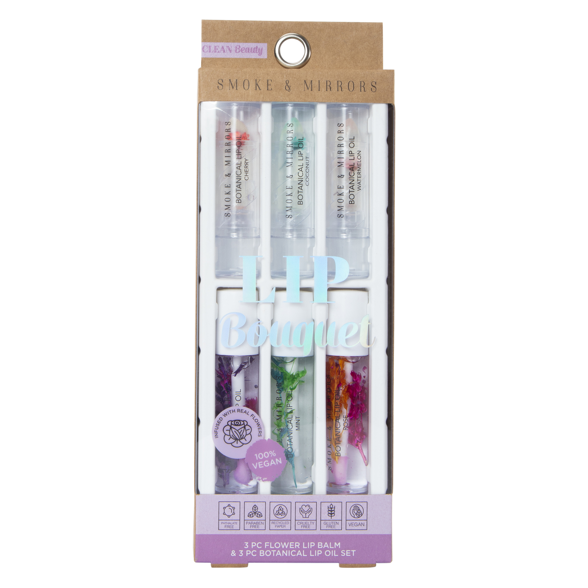Smoke & Mirrors Lip Bouquet Oil & Balm Set 6-Count