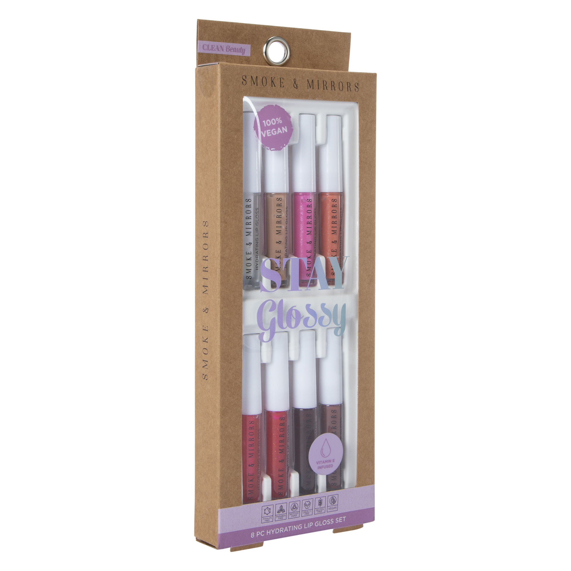 Smoke & Mirrors Hydrating Lip Gloss Set 6-Count