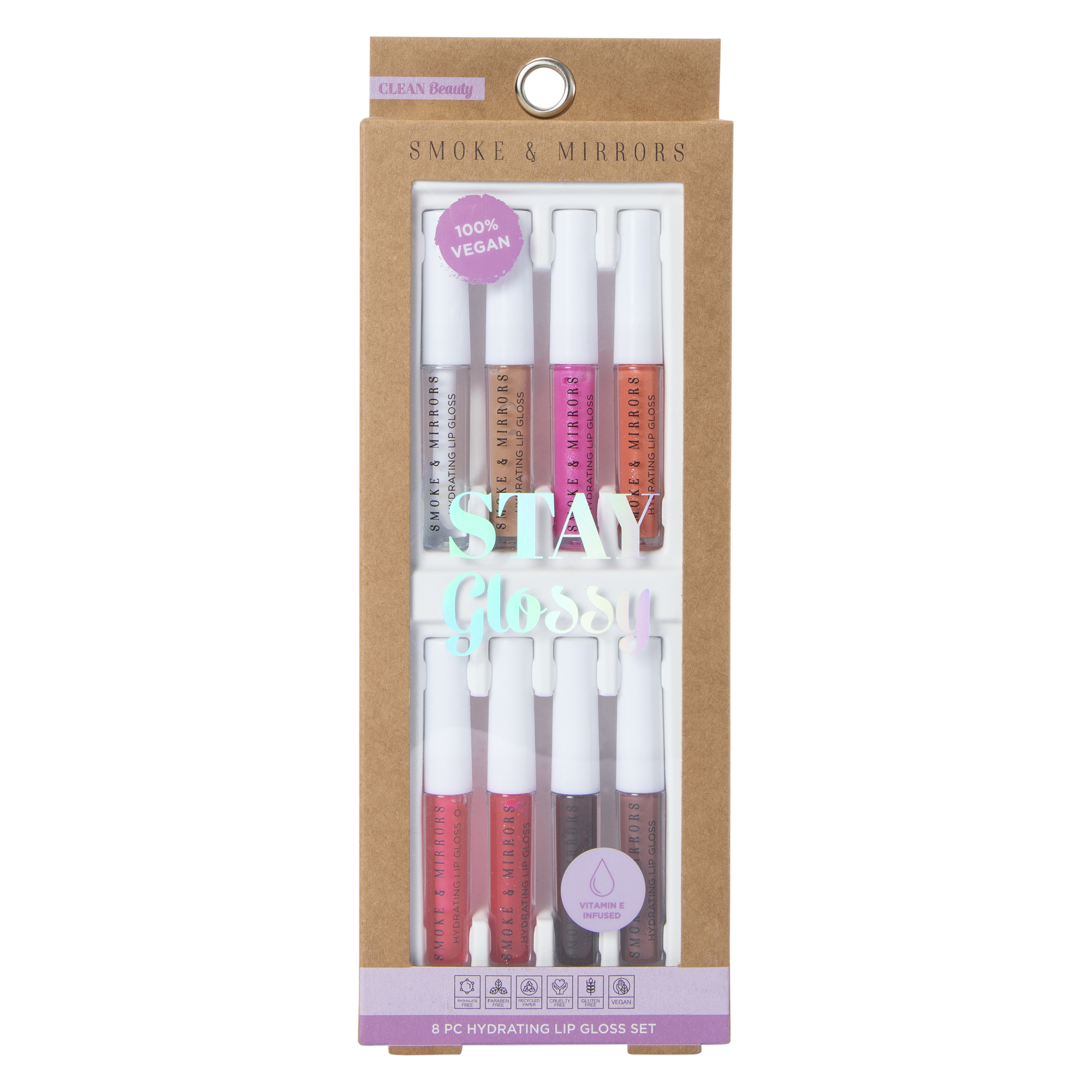 Smoke & Mirrors Hydrating Lip Gloss Set 6-Count