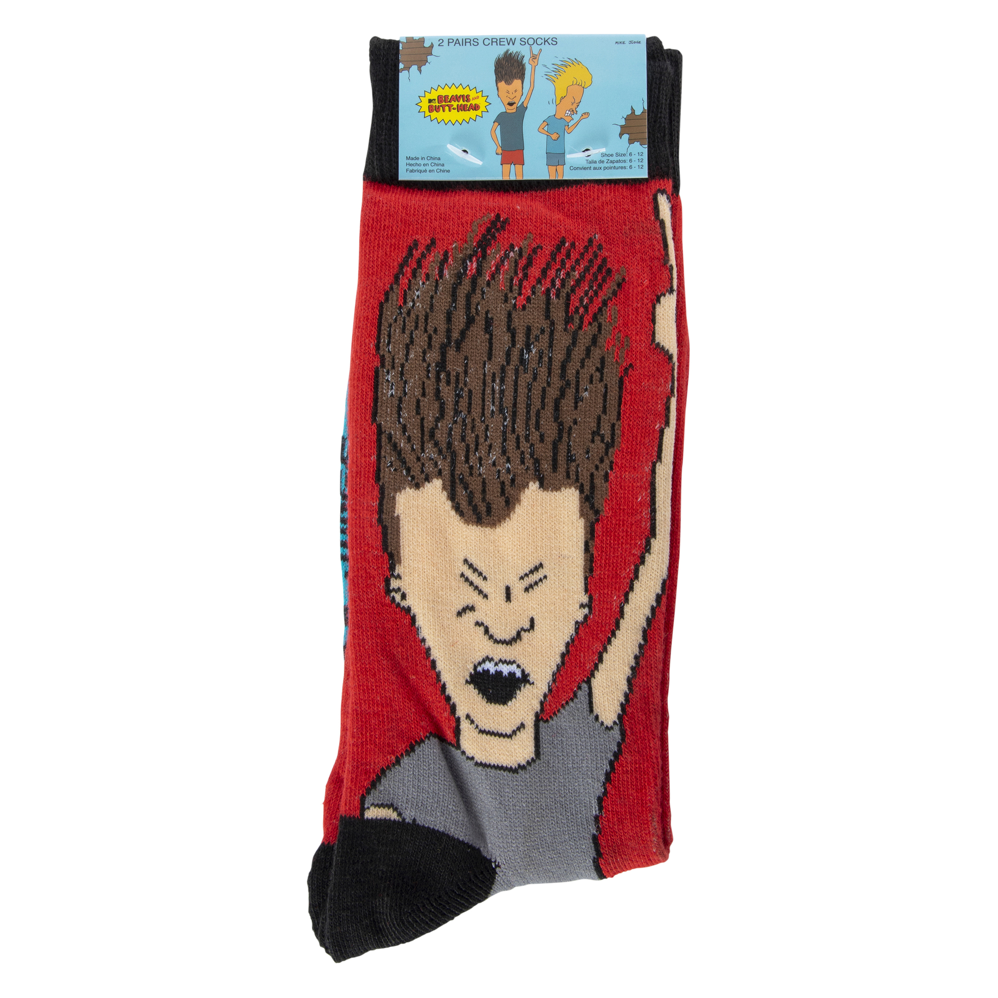 Beavis And Butt-Head™ Mens Crew Socks