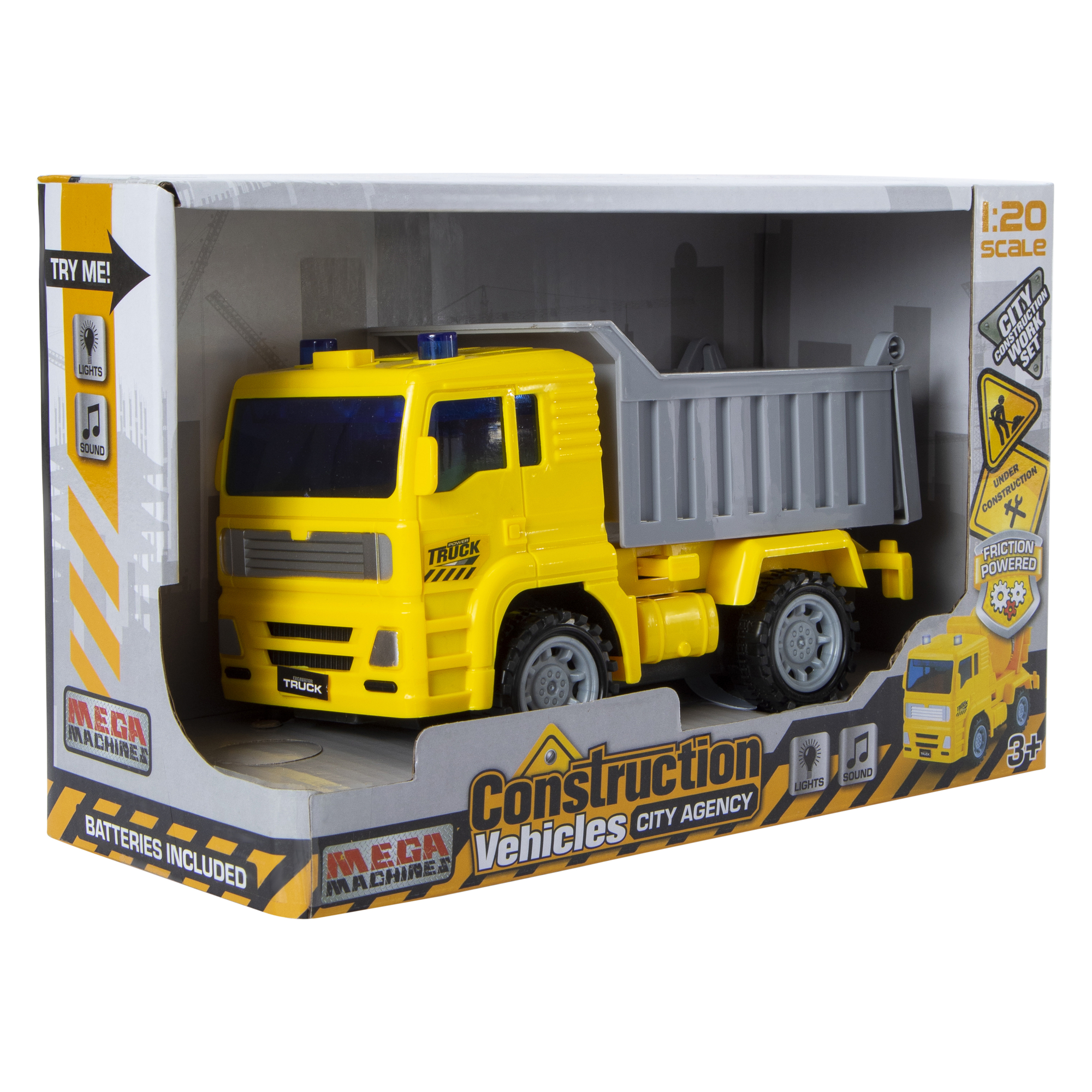 Mega Machines 1:20 Scale Friction Truck