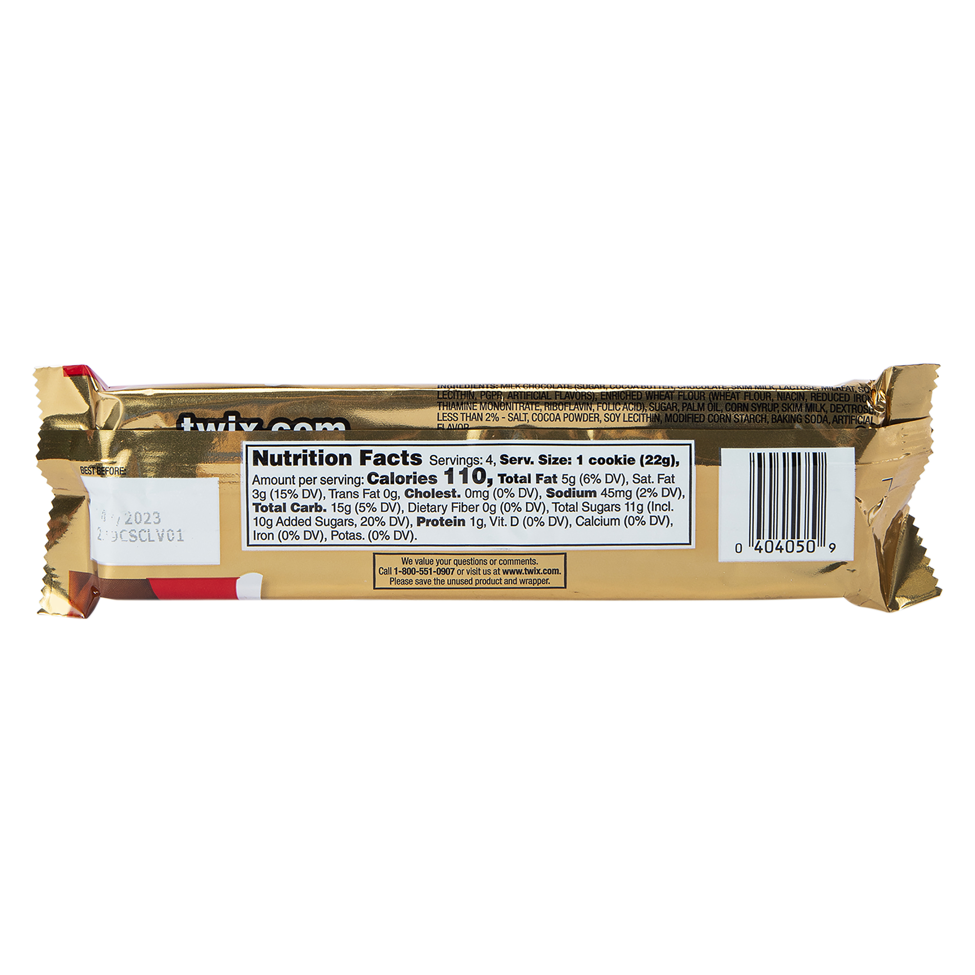 Twix® 4-Count Cookie Bars 3.02oz