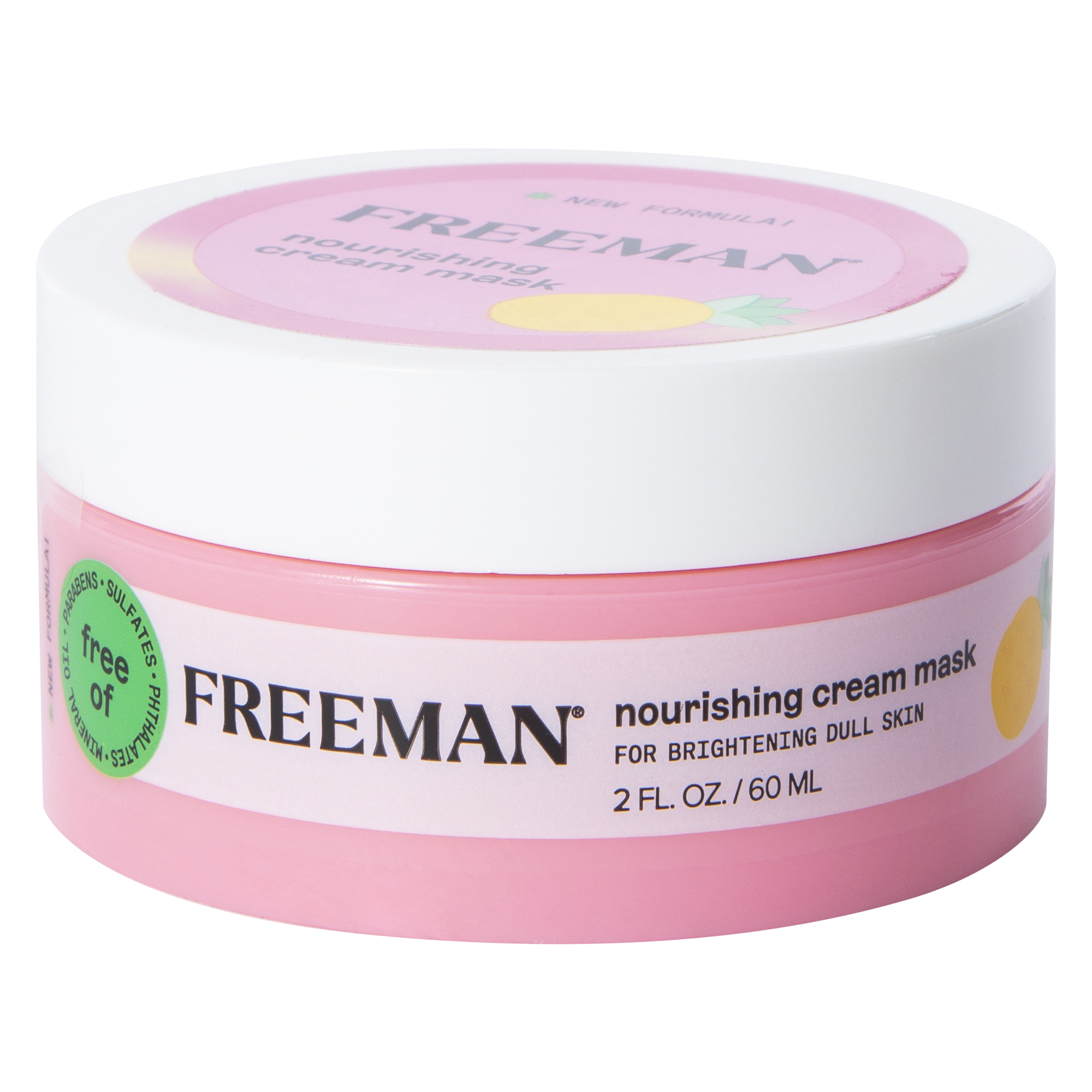 Freeman® Nourishing Pineapple & Hyaluronic Acid Cream Facial Mask 1.7 Fl.oz