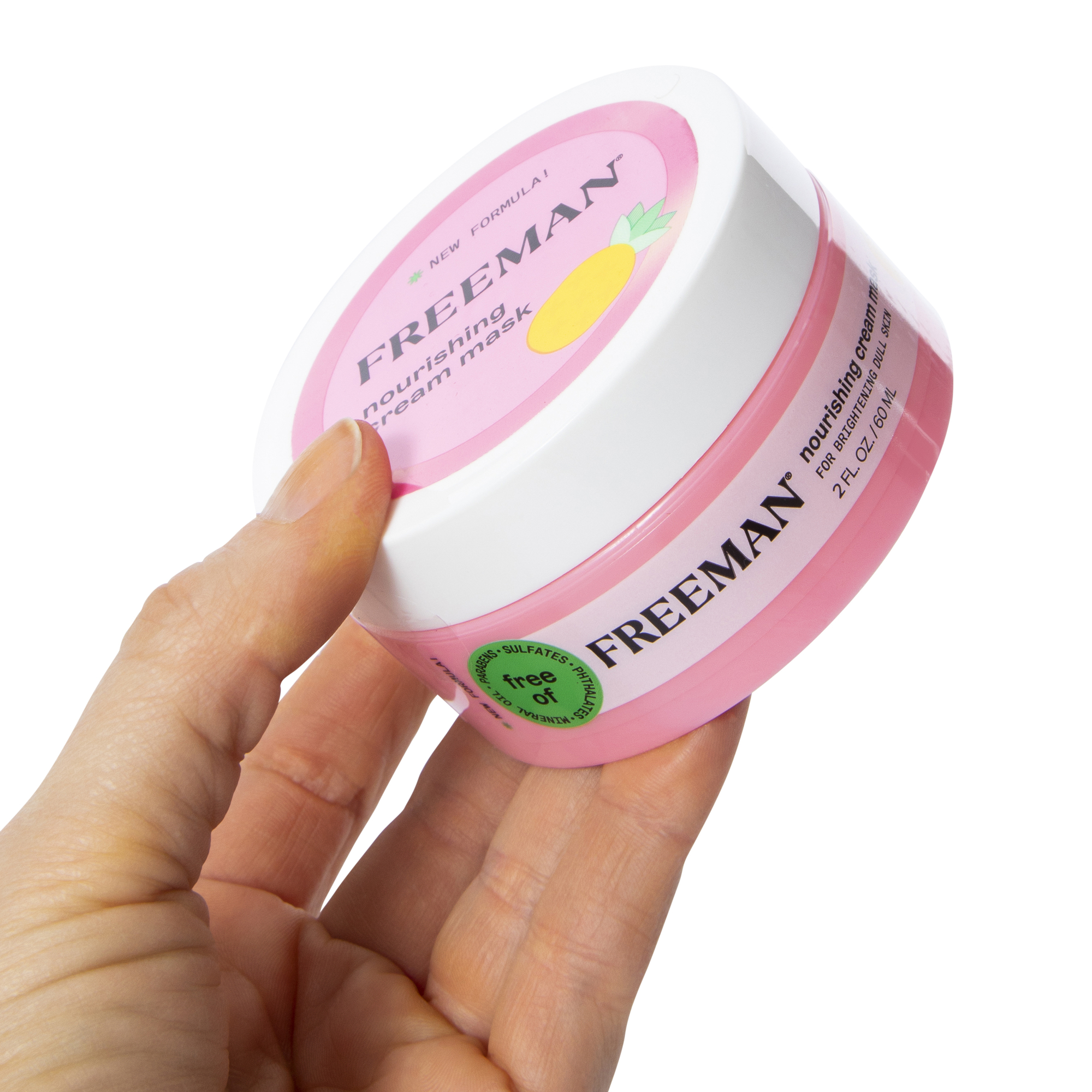 Freeman® Nourishing Pineapple & Hyaluronic Acid Cream Facial Mask 1.7 Fl.oz