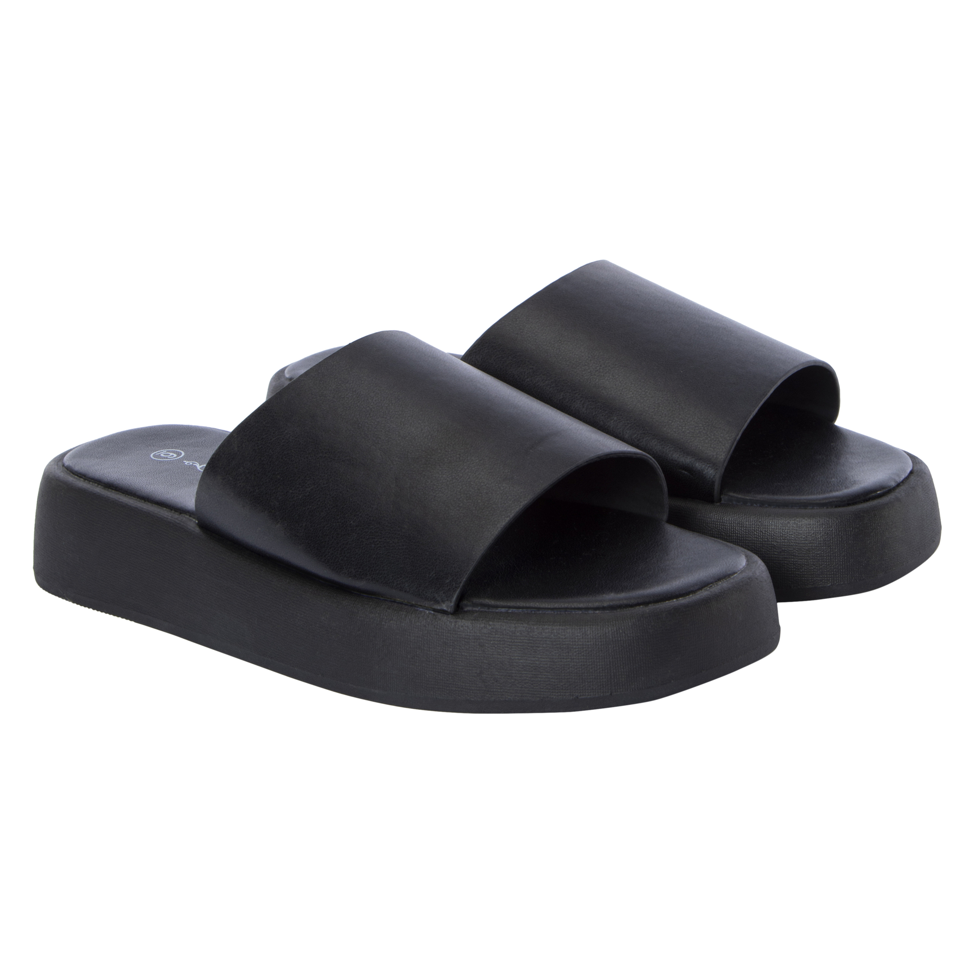 Ladies Platform Slide Sandals