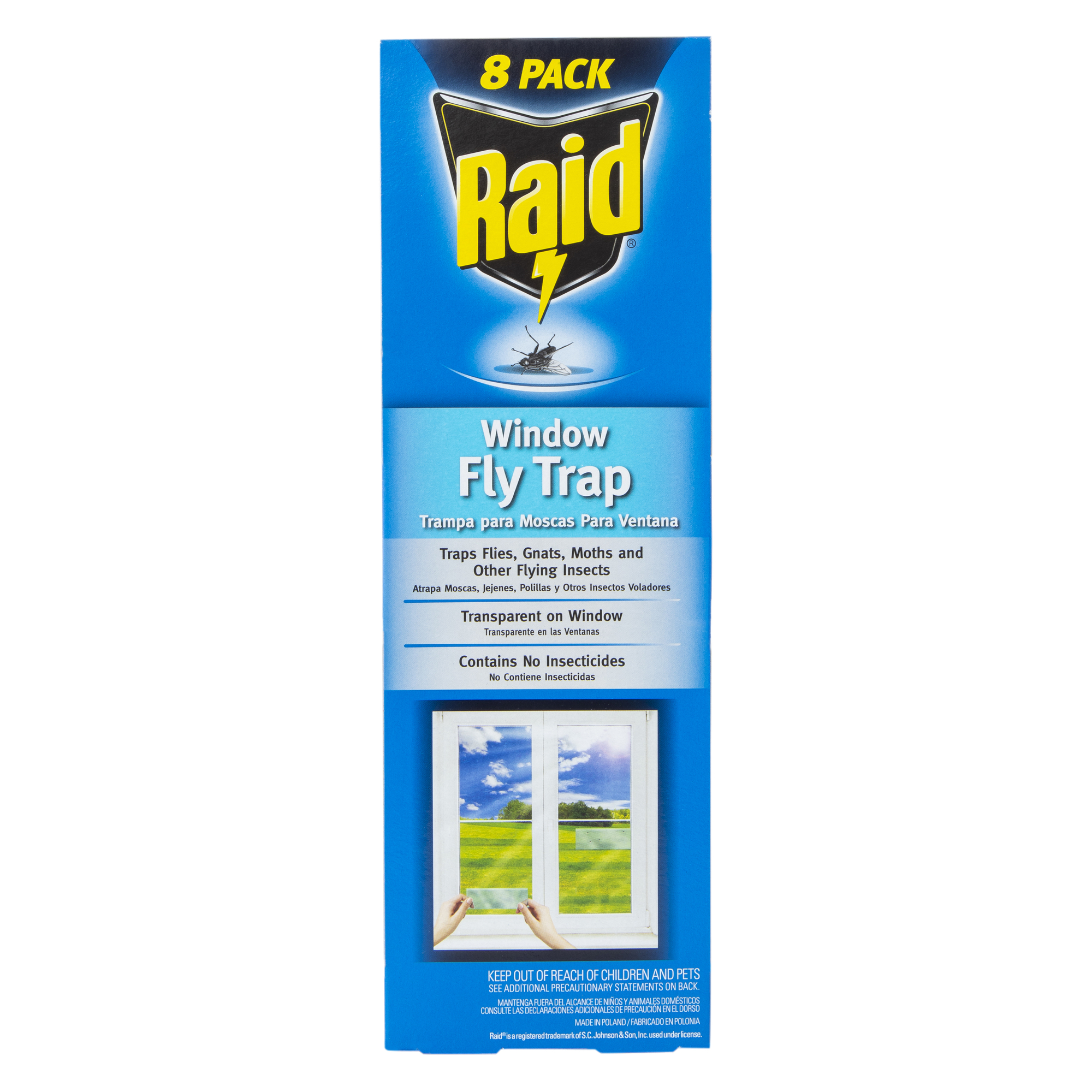 Raid® Window Fly Traps 8-Count