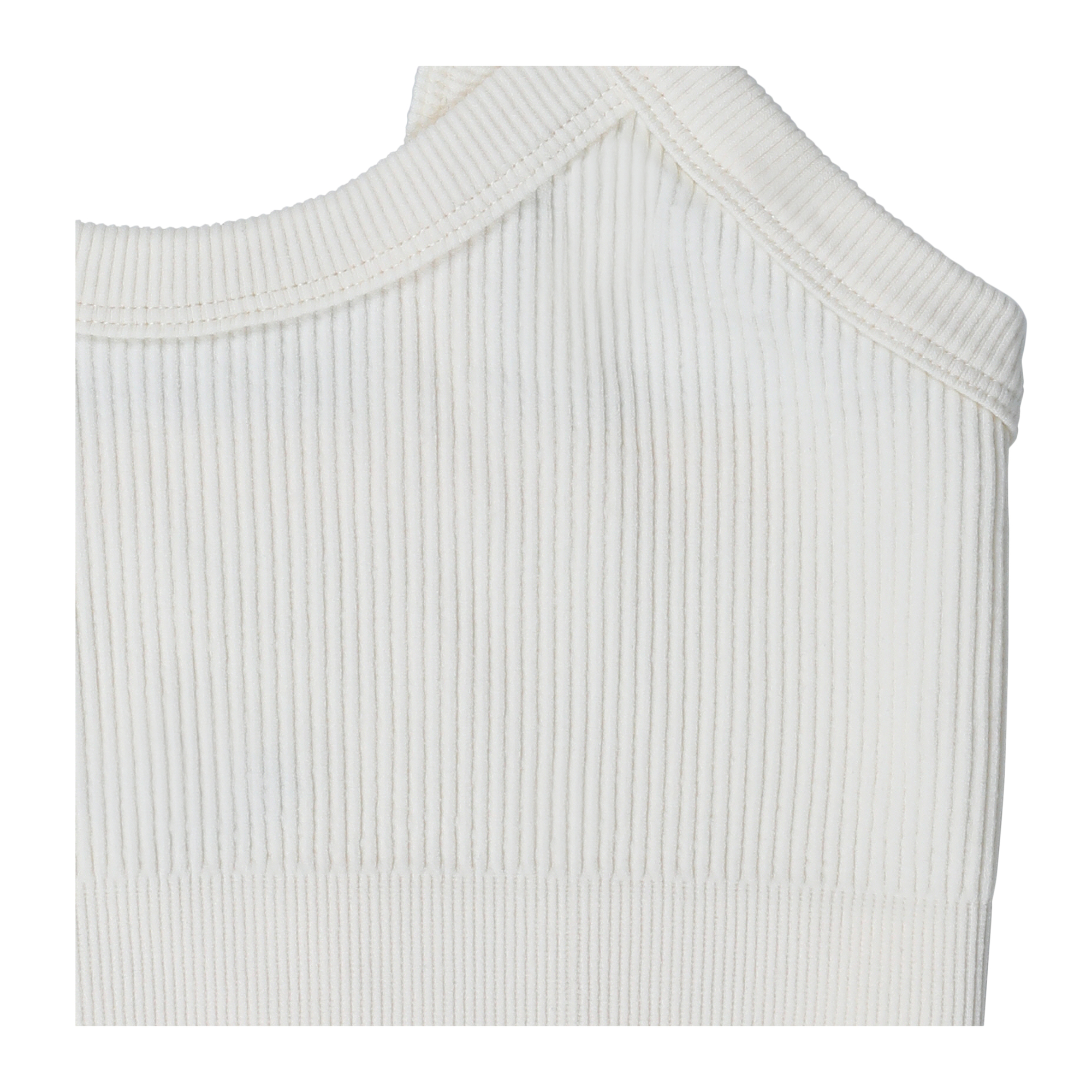Ribbed Scoop-Neck Bralette