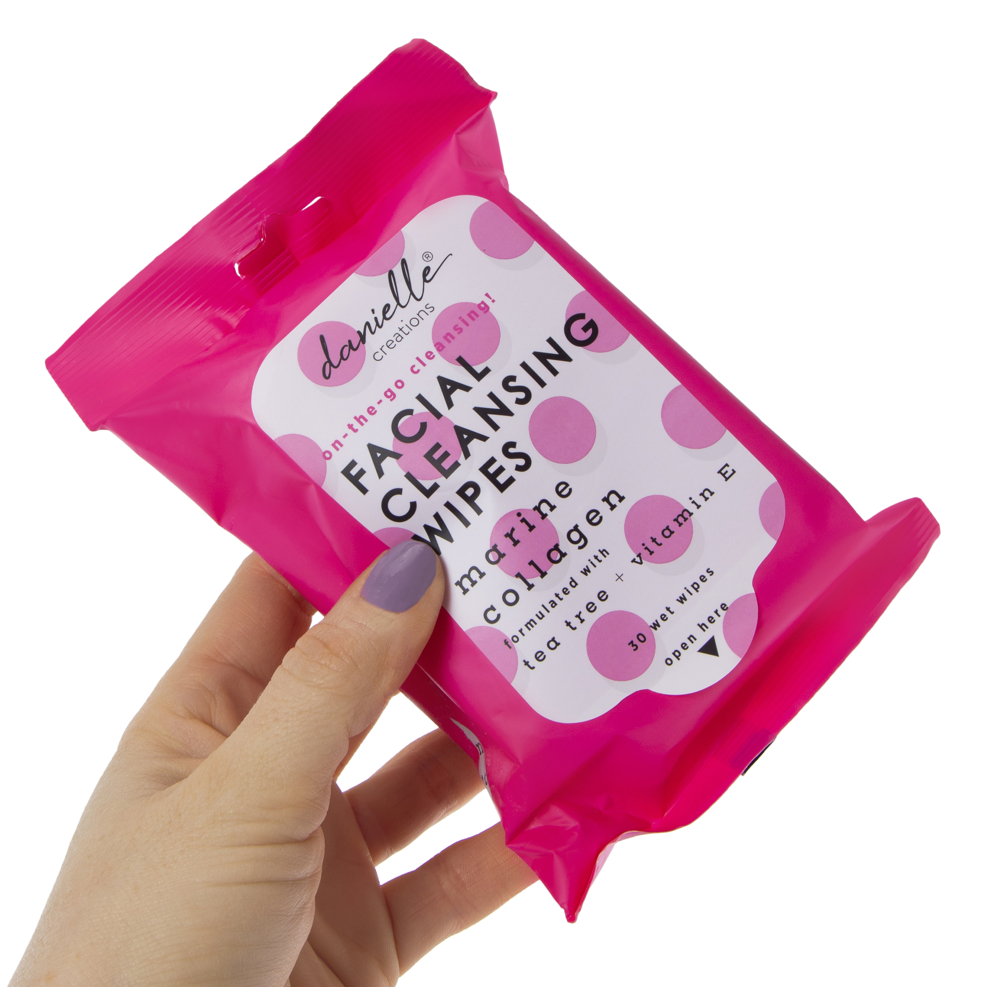 Danielle Creations® Facial Cleansing Wipes 3-Pack
