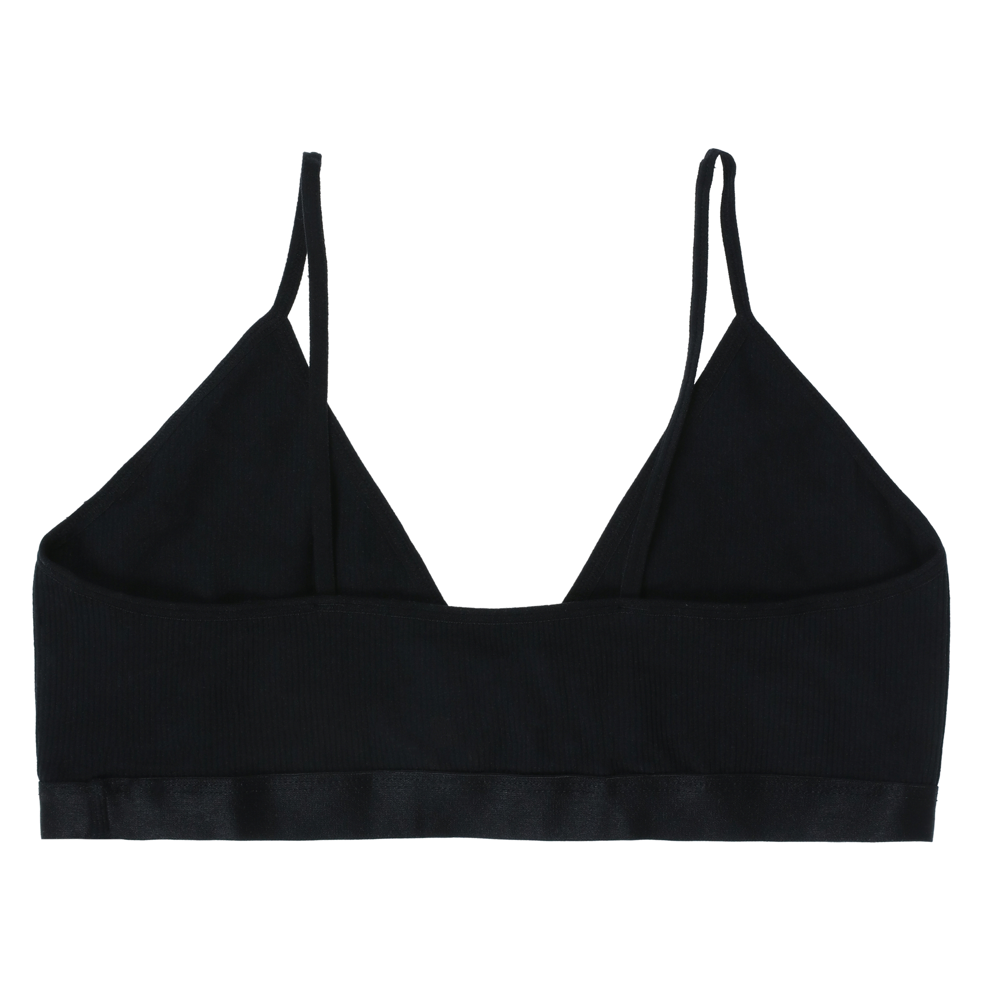 Ribbed Cut-Out Bralette