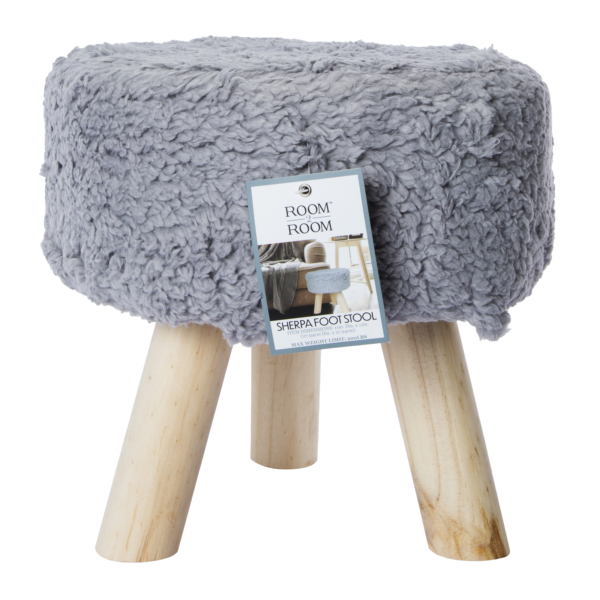 Sherpa Foot Stool 11in