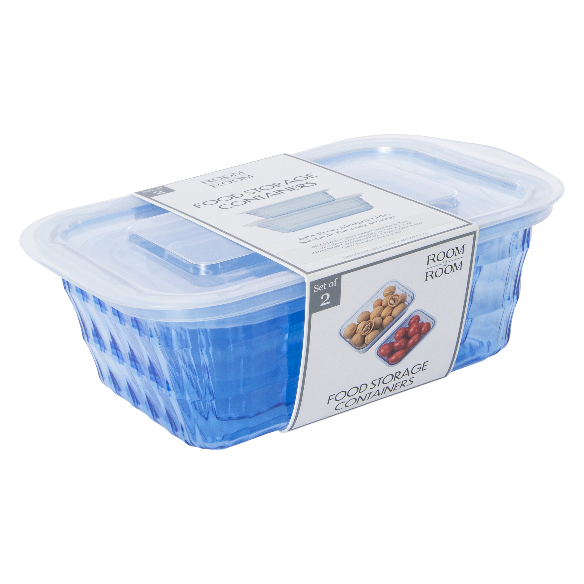 Bpa-Free Food Storage Containers 2-Pack