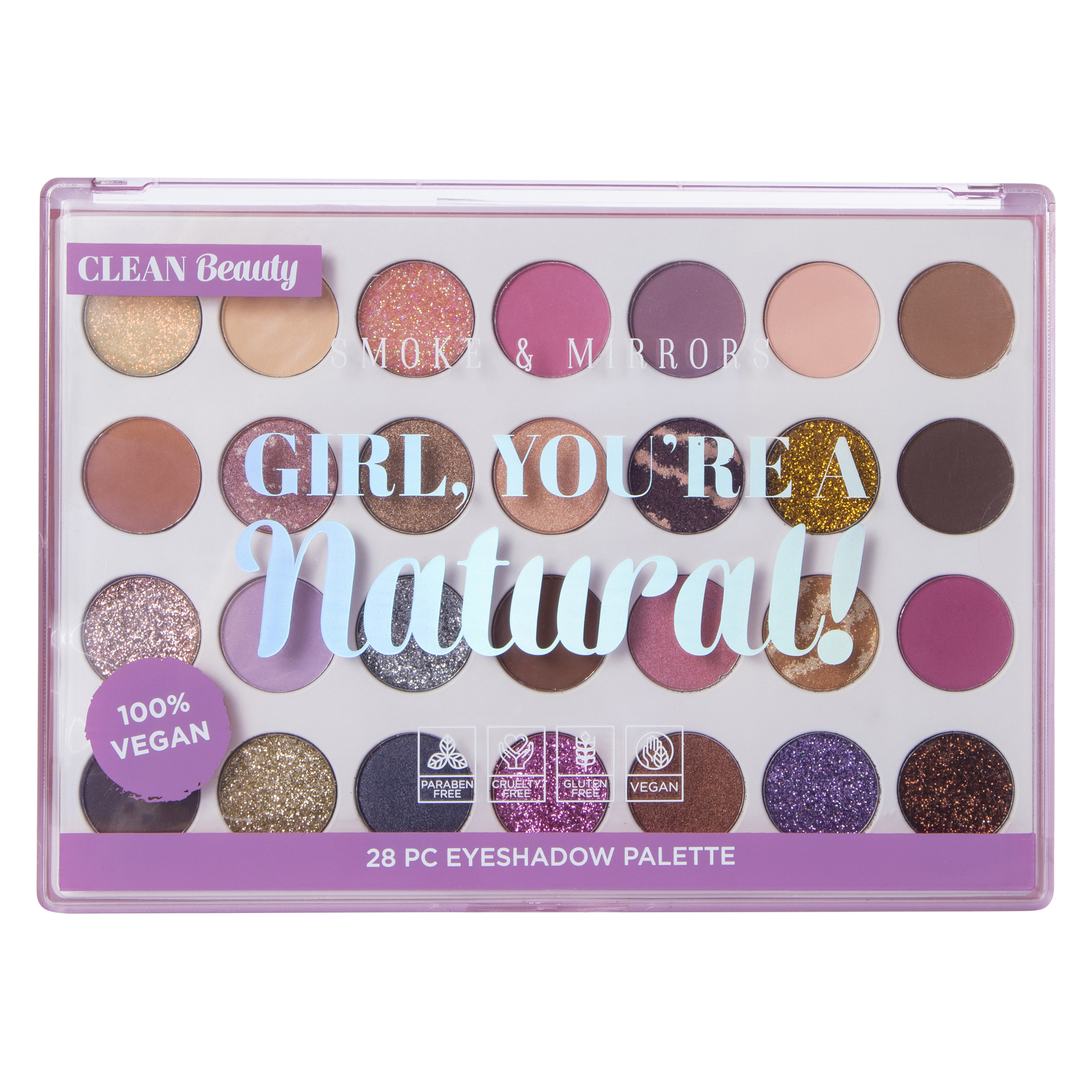 Smoke & Mirrors Clean Beauty Girl You'Re A Natural Eyeshadow Palette 28-Count