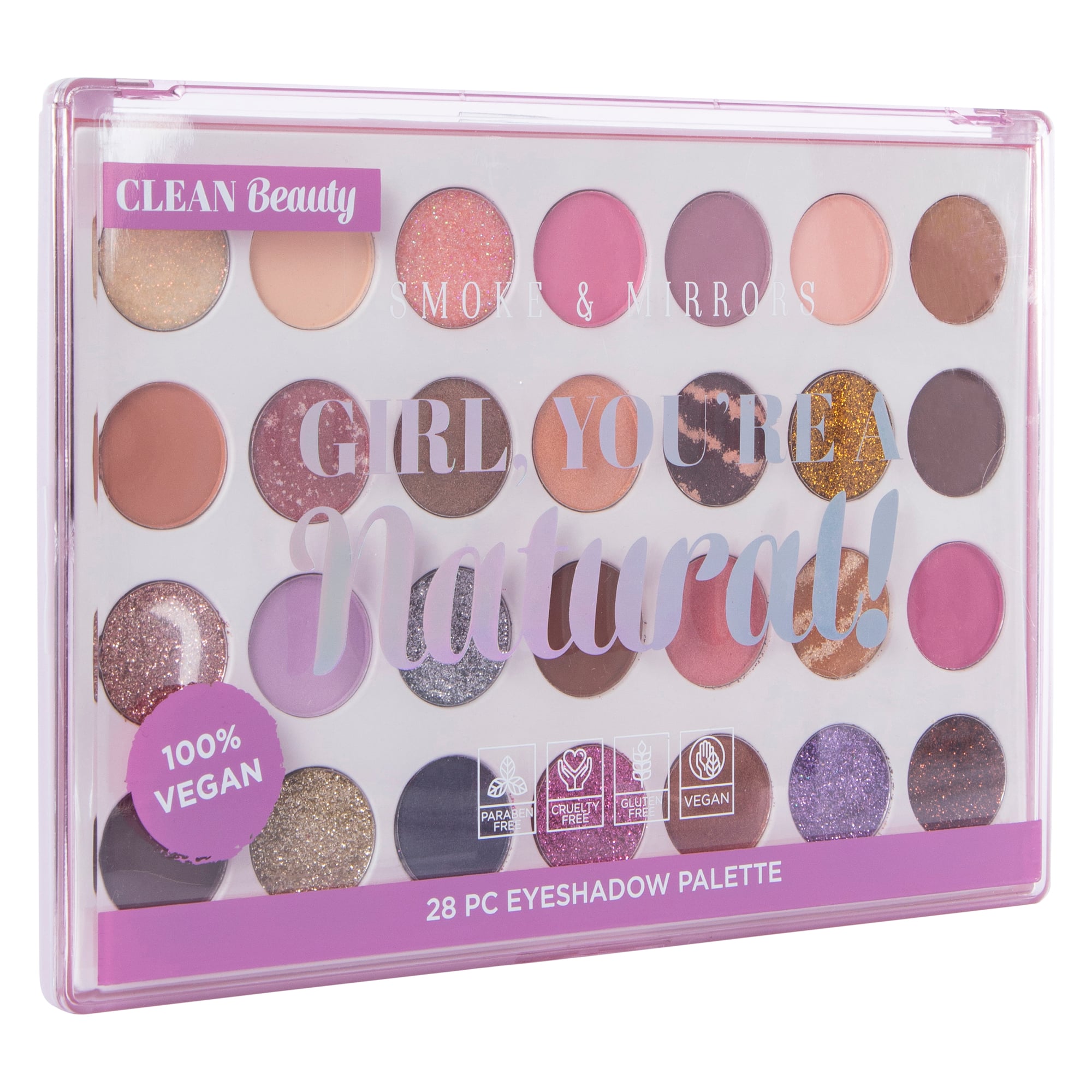 Smoke & Mirrors Clean Beauty Girl You'Re A Natural Eyeshadow Palette 28-Count