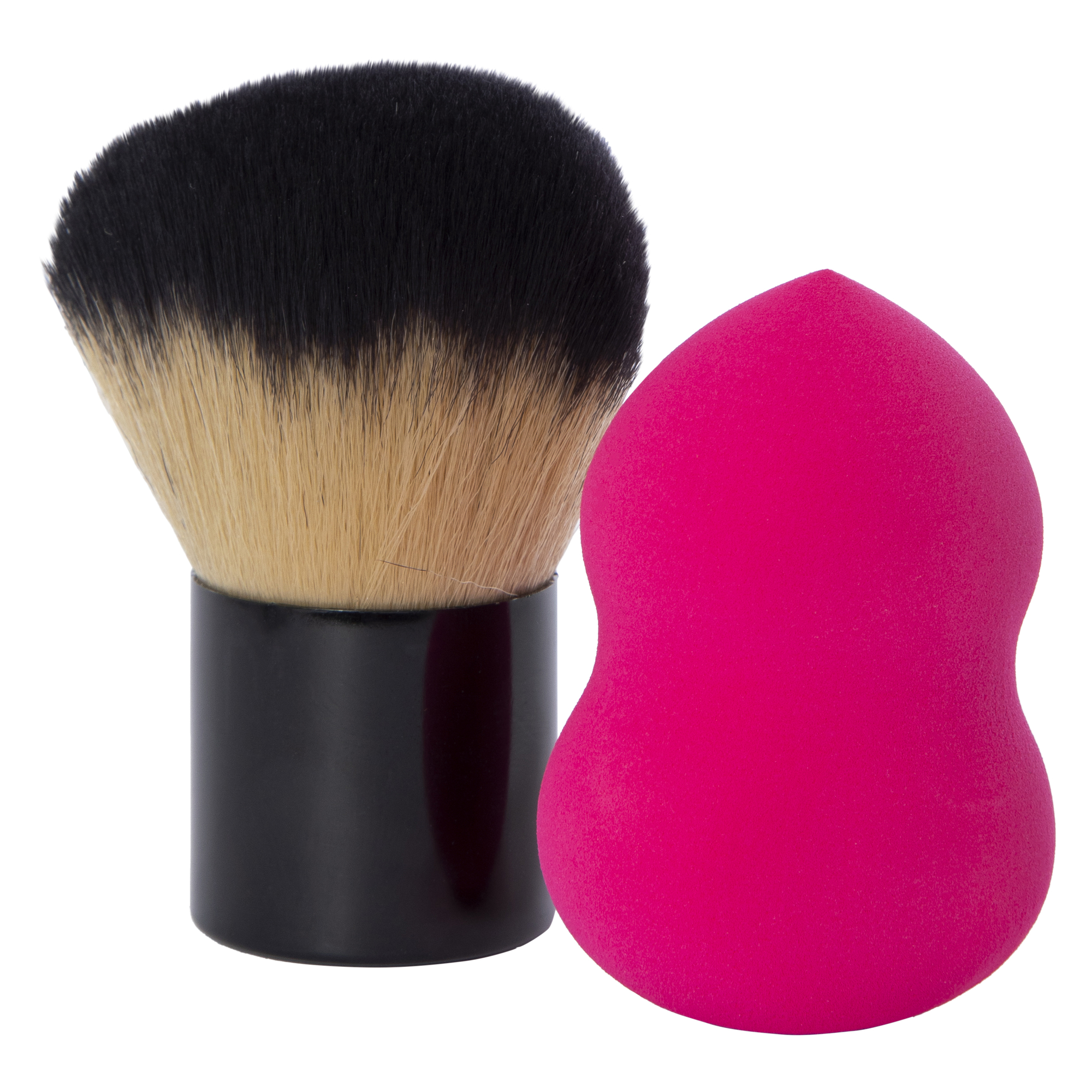 Gina Beauty™ Kabuki Brush & Sponge Kit