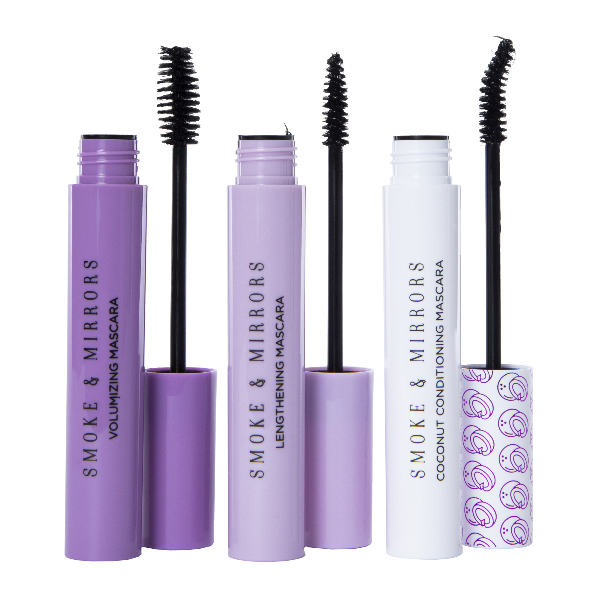 Smoke & Mirrors Clean Beauty Mascara 3-Piece Set
