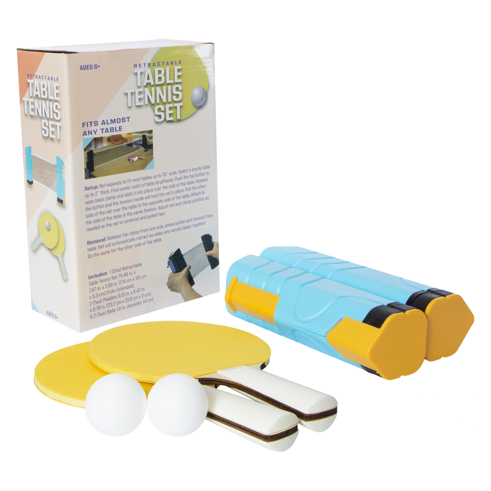 Retractable Table Tennis Net 70.48in